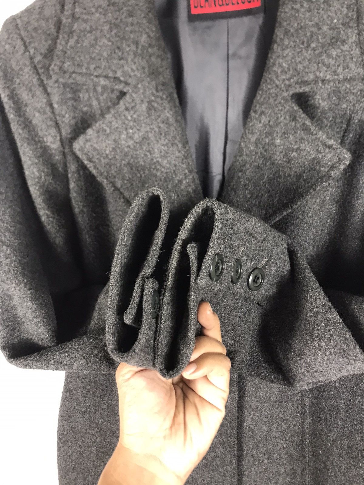 Japanese Brand ⚡️Vintage Dean & Deluca Wool Button Long Coat Jacket Size S / US 4 / IT 40 - 7 Thumbnail
