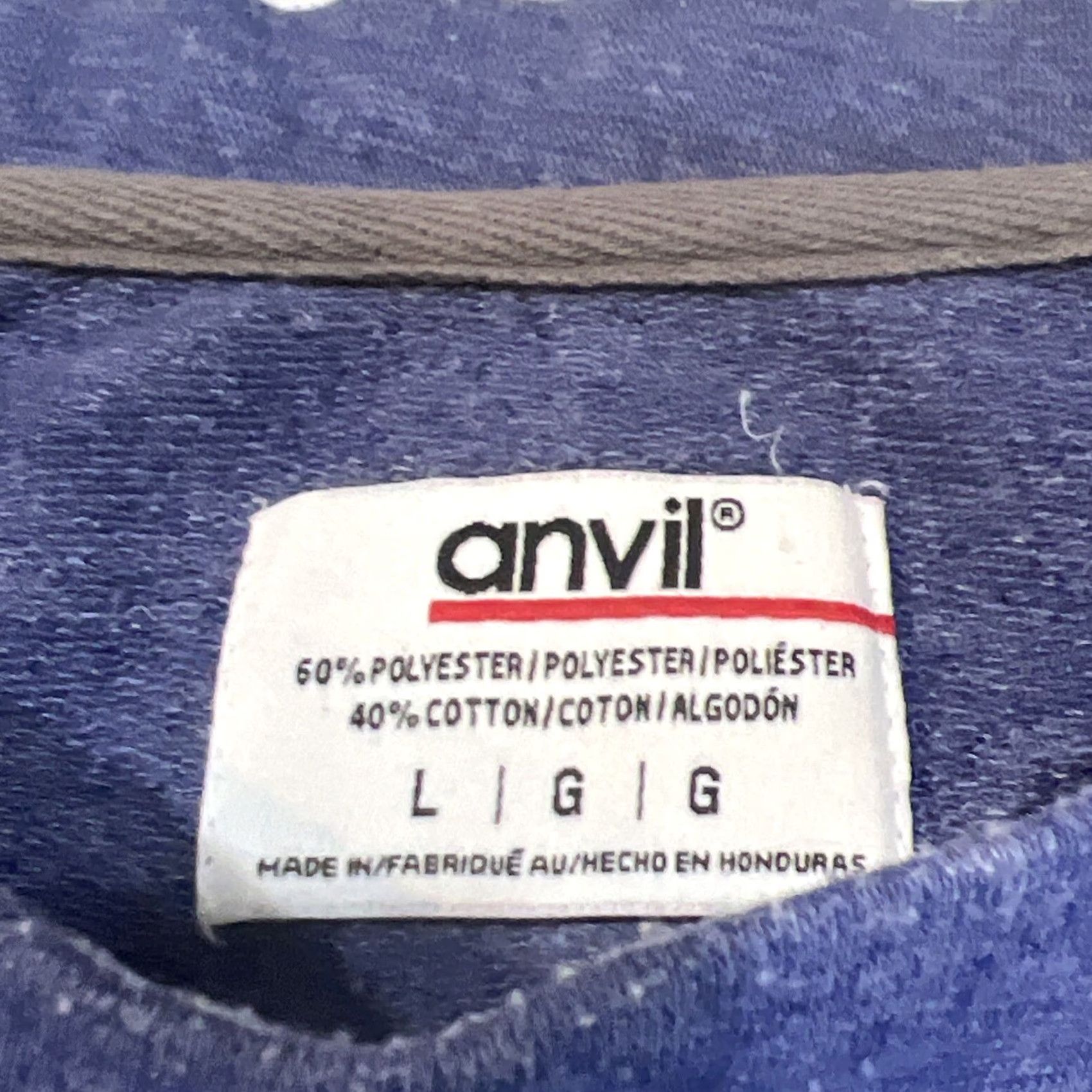 Anvil VINTAGE Anvil Sweatshirt Men L Crew Neck Long Sleeve Blue Google Logo 90s Mens Pullover Lightweight Lightweight 90s (Note: Avoid duplication) Size US L / EU 52-54 / 3 - 5 Thumbnail