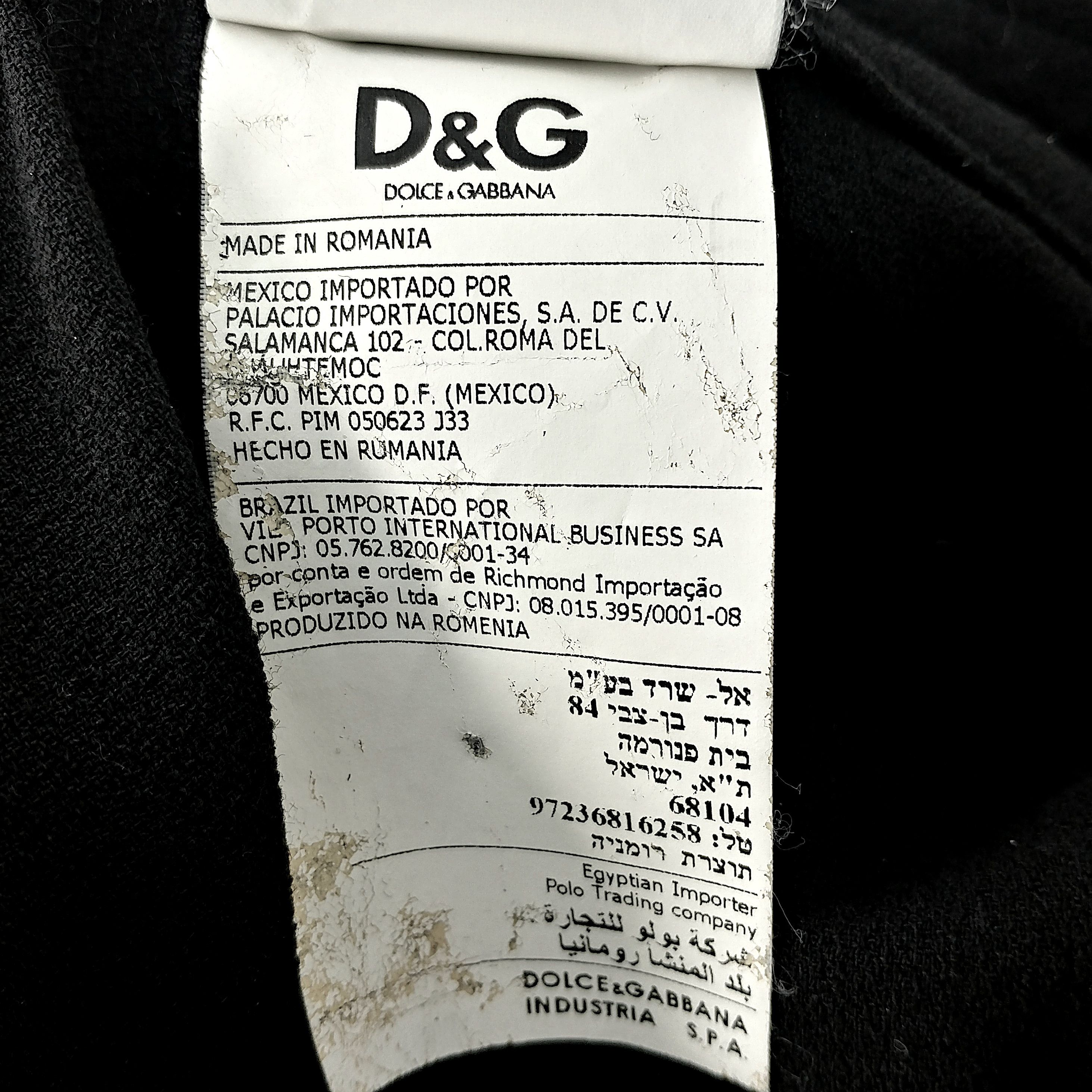 Dolce & Gabbana Y2K Black Wool Pencil Skirt w/ Patent Waistband Size 28" / US 6 / IT 42 - 7 Thumbnail