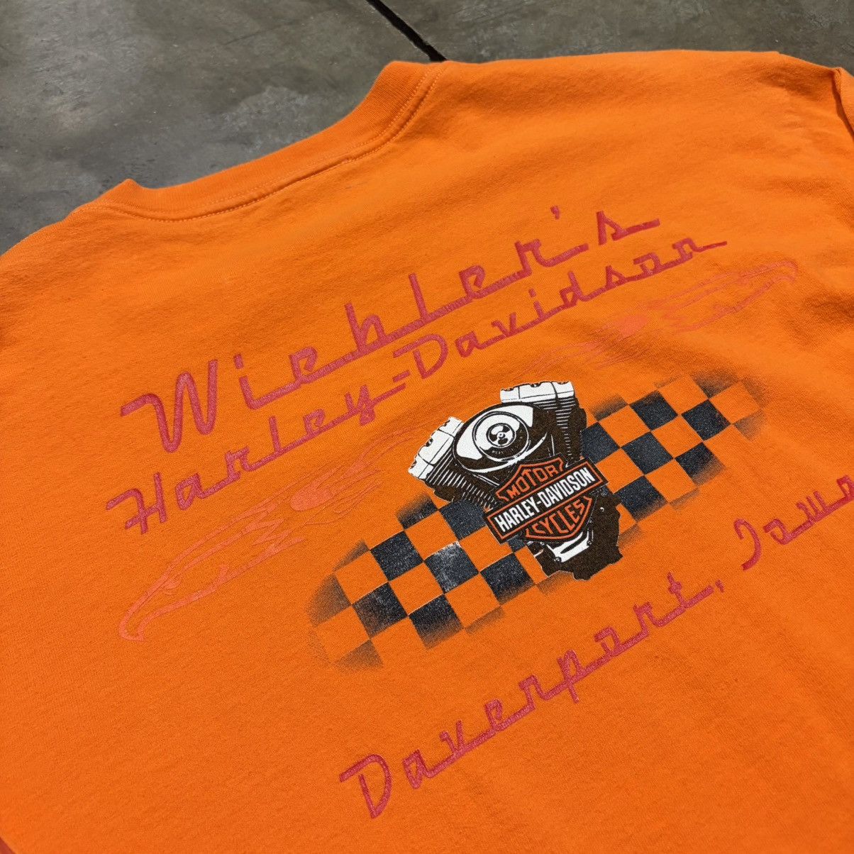Harley Davidson Vintage Harley Davidson Flame Long Sleeve T shirt Biker Y2K Size US M / EU 48-50 / 2 - 7 Thumbnail