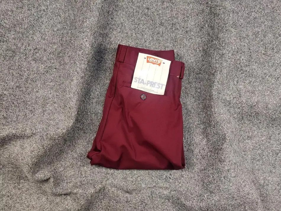 Levi's Vintage 80's Levis Sta Prest 711 Classic Trouser Pants Size US 32 / EU 48 - 1 Thumbnail