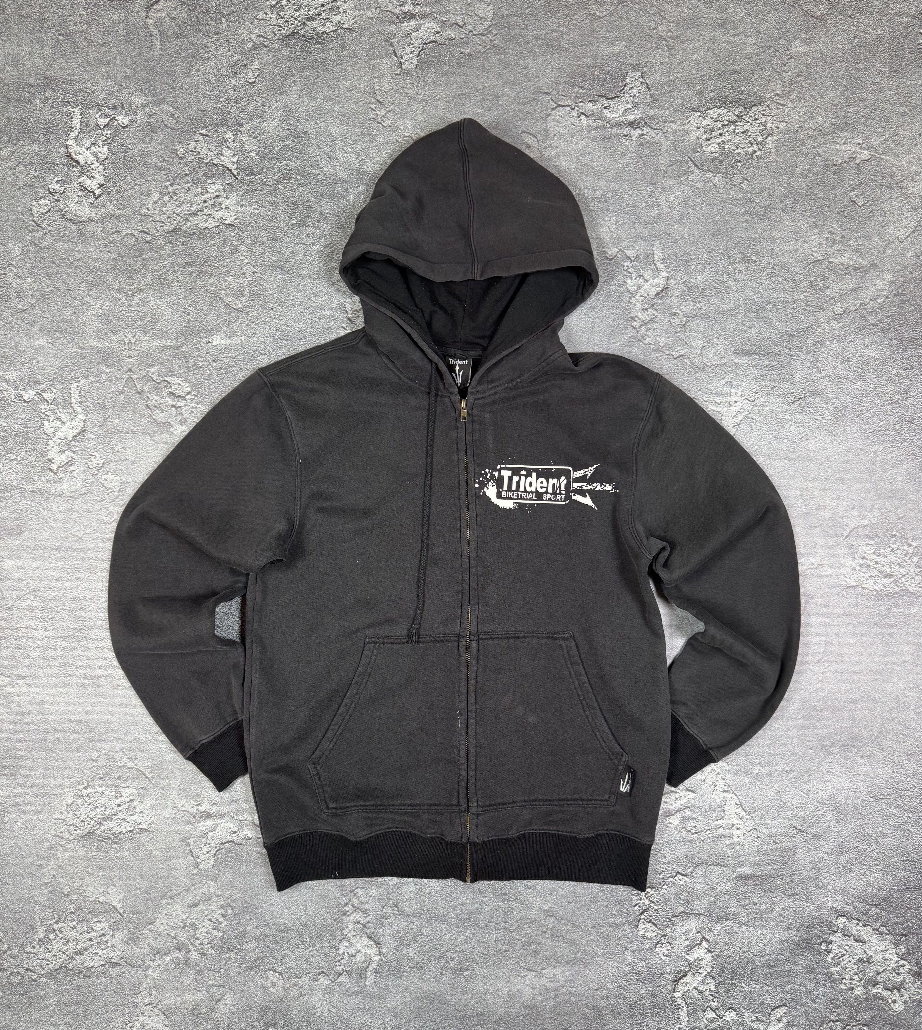 If Six Was Nine Y2K Gothic Trident Moto Baggy Hoodie Size L Streetwear Size US L / EU 52-54 / 3 - 1 Thumbnail
