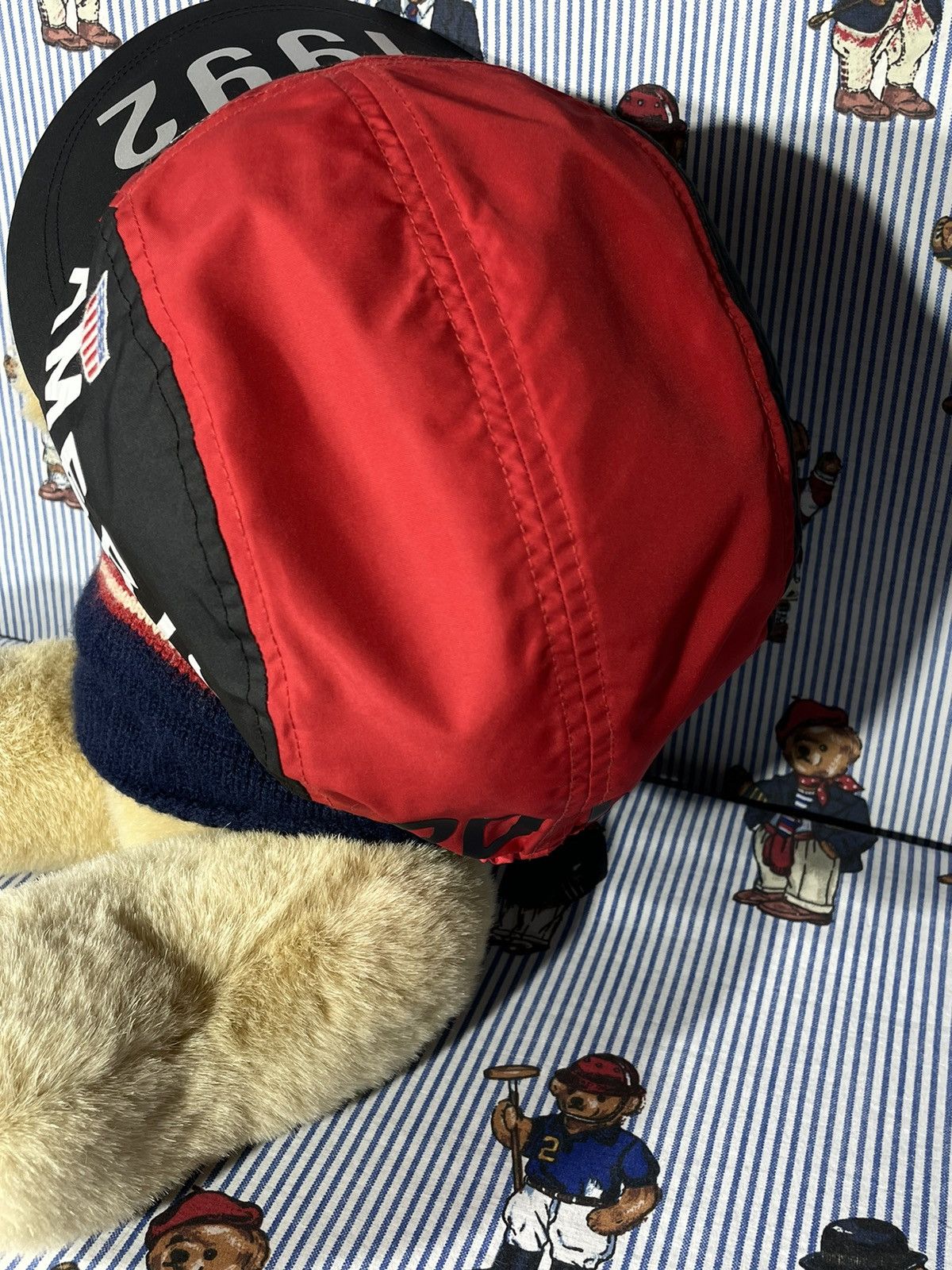 Polo Ralph Lauren × RRL Ralph Lauren × Ralph Lauren Long Bill Hat Polo Stadium 1992 Size ONE SIZE - 12 Thumbnail