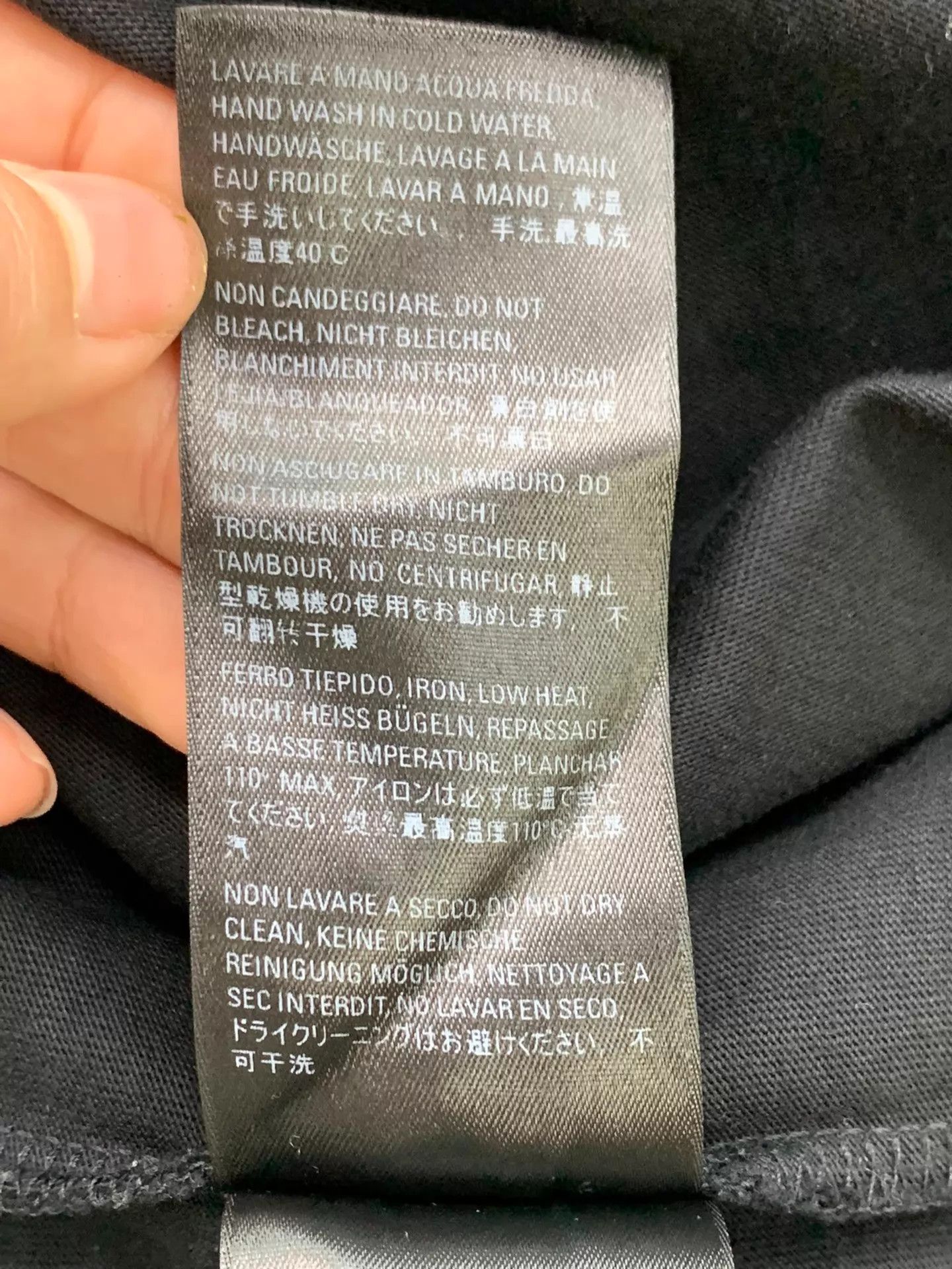 Balenciaga BALENCIAGA FREE Logo Black SS Tee M Unisex Size M / US 6-8 / IT 42-44 - 7 Thumbnail