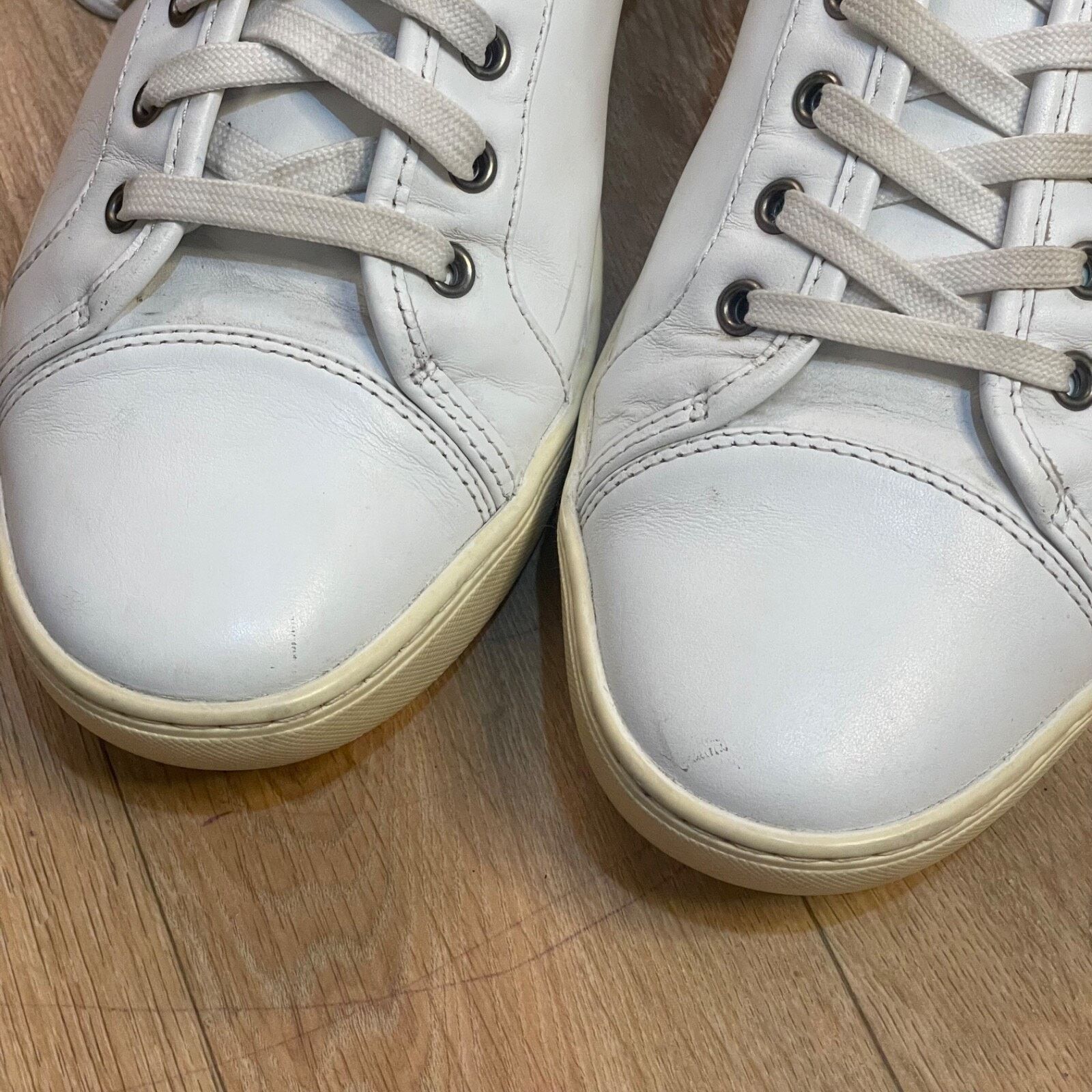 Dolce & Gabbana Dolce & Gabbana sneakers white Leather Low Top shoes italy Size US 10 / EU 43 - 5 Thumbnail