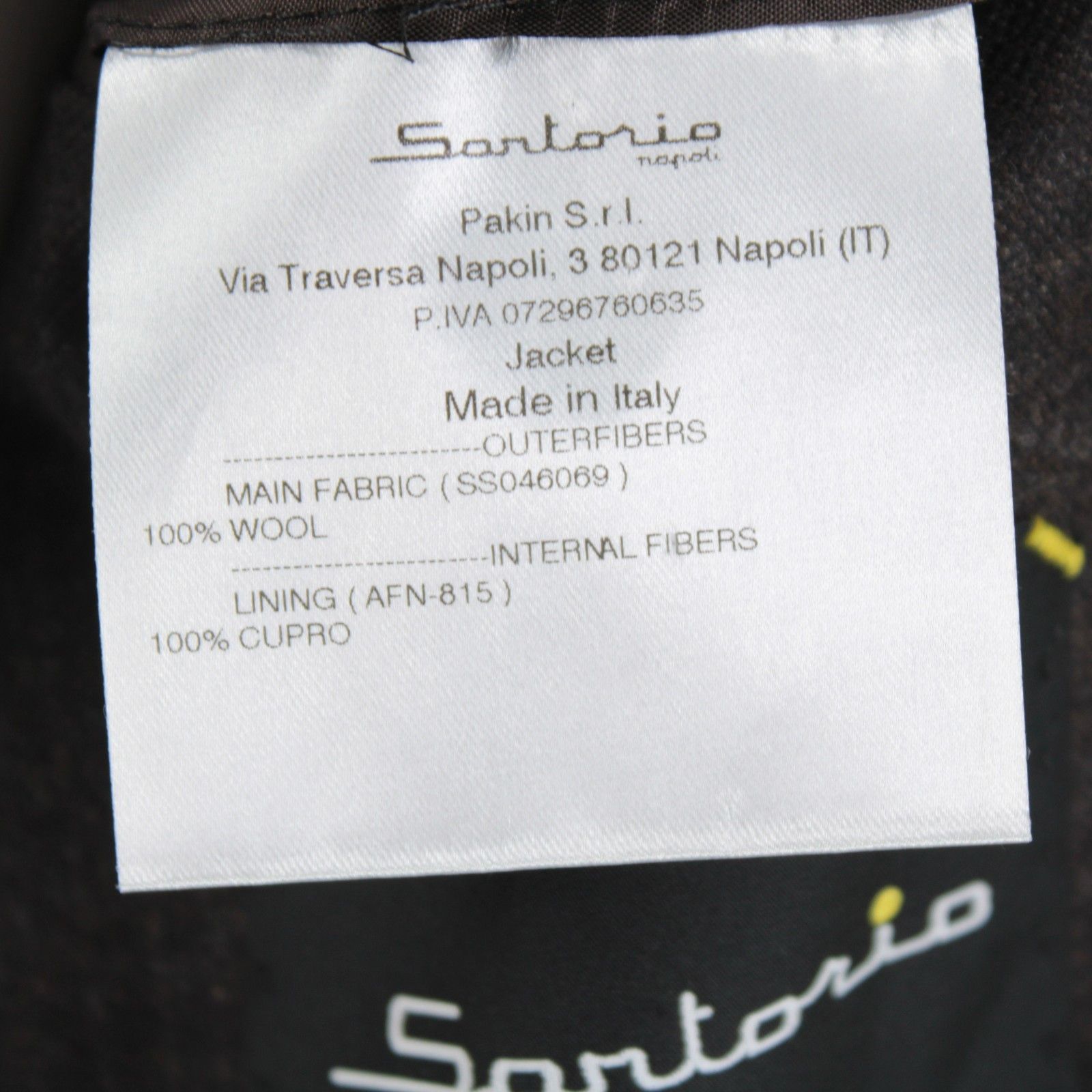 SARTORIO Sartorio Sport Coat Size 44 Regular US in Brown Size 44R - 8 Thumbnail