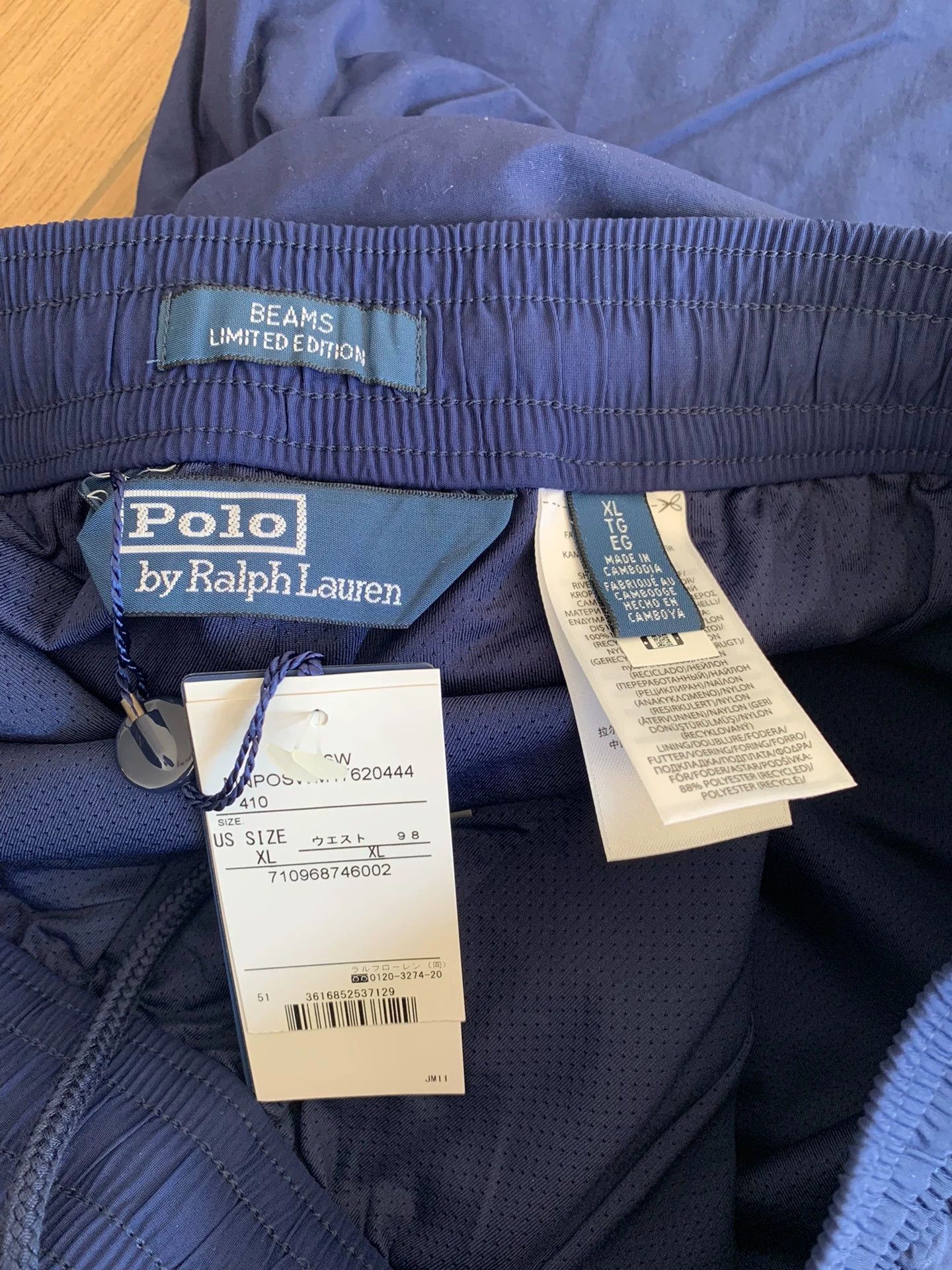 Polo Ralph Lauren BEAMS × Polo RL RRL Embroidered Logo Shorts 25SS Size US 36 / EU 52 - 3 Thumbnail