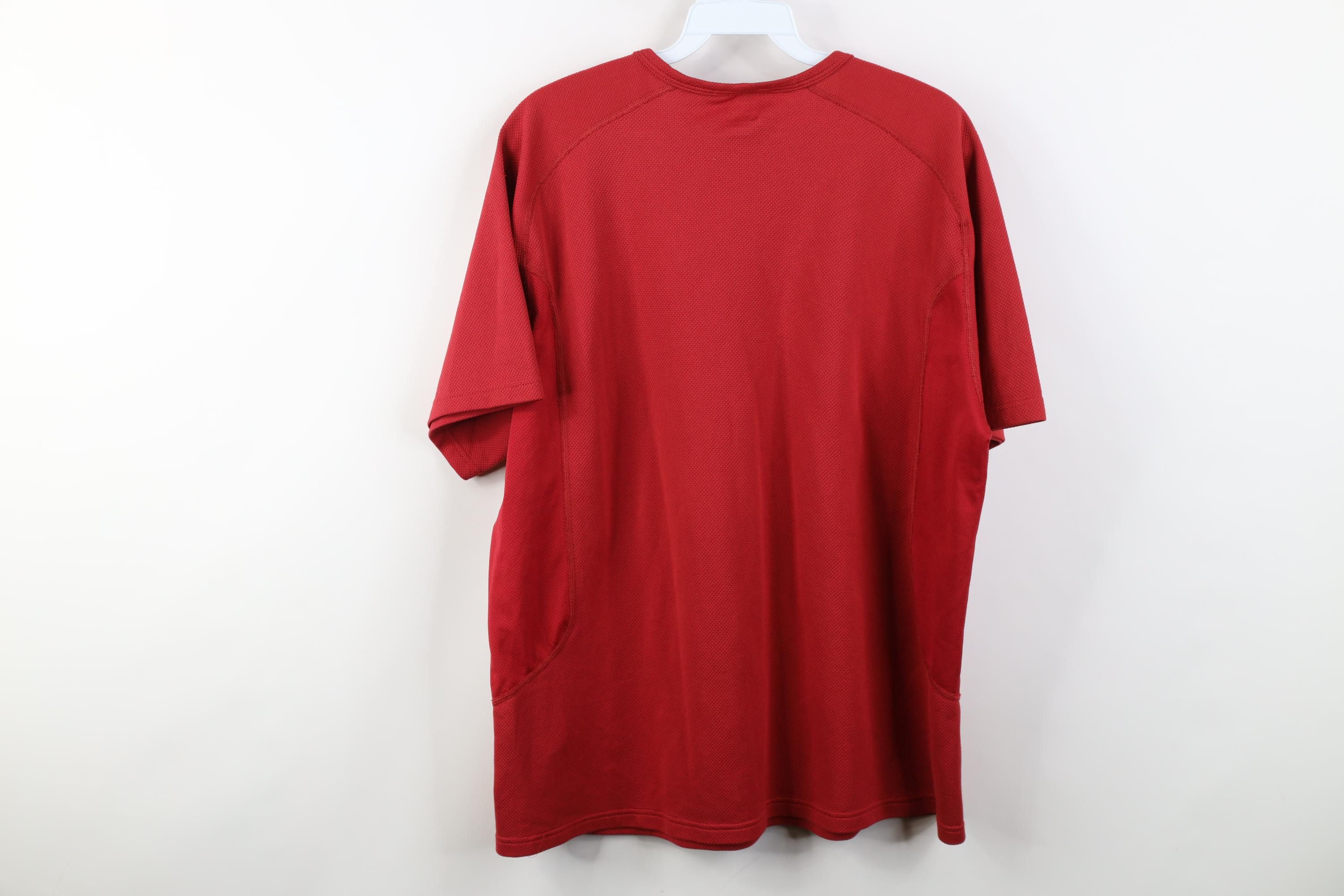 Nike Vintage Y2K Nike Swoosh Thermal Knit Short Sleeve T-Shirt Size US XL / EU 56 / 4 - 12 Thumbnail