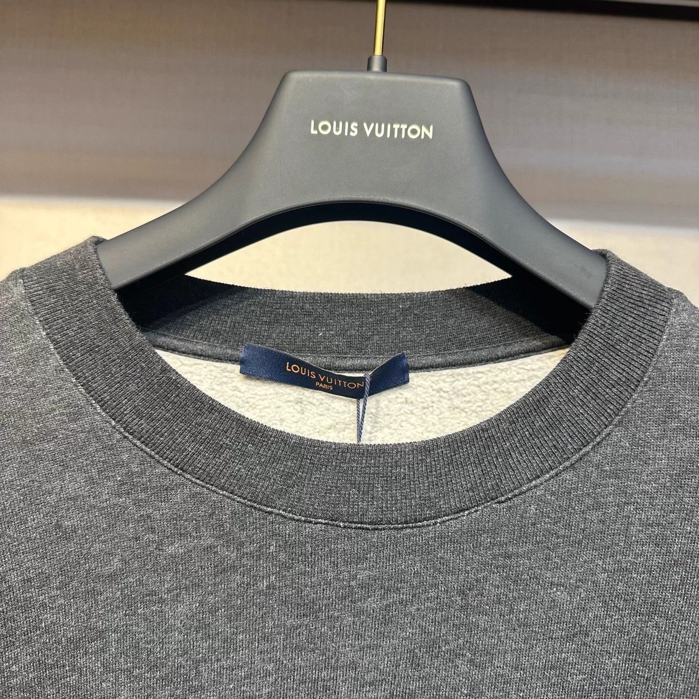 Louis Vuitton LV SS24 Gray Logo Embroidery Zip Sweatshirt XL New Size US XL / EU 56 / 4 - 2 Thumbnail