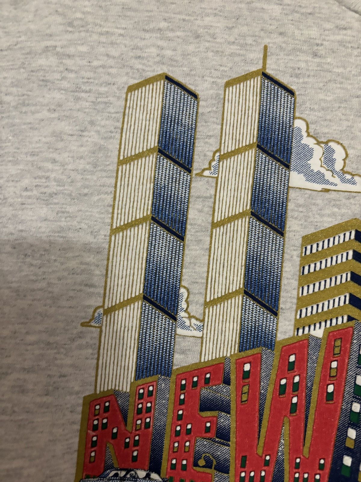 Jerzees New Yourk 1999 Twin Tower Vinatage T Shirt Xl Size US XL / EU 56 / 4 - 5 Thumbnail