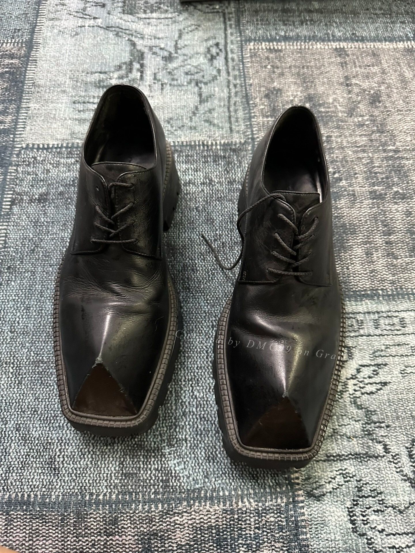 Balenciaga Balenciaga Rhino Derby Carrera Lux Calfskin Leather