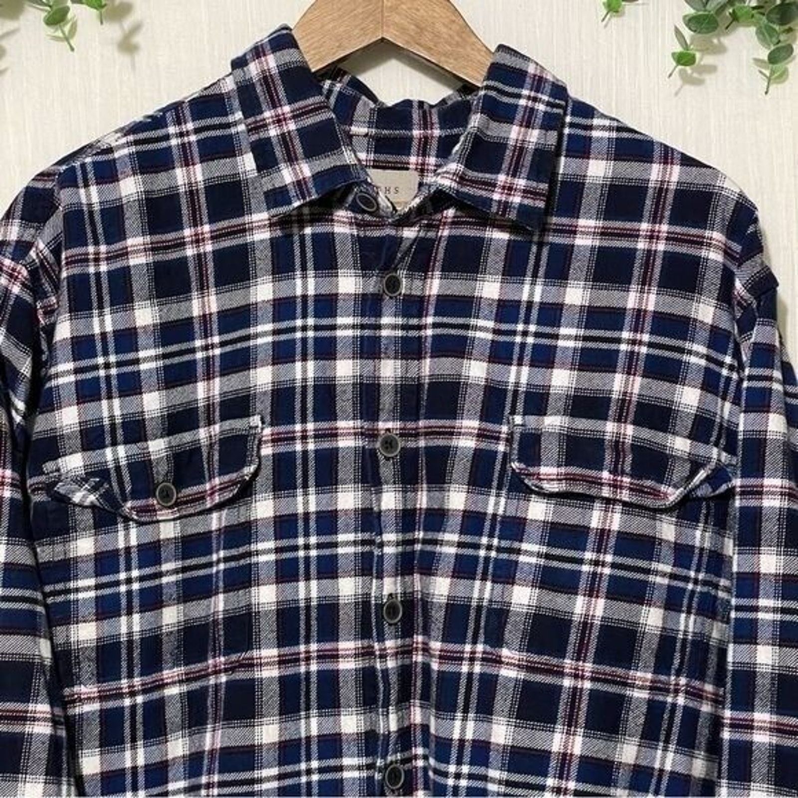 Other Jachs Brawny Mens Flannel Shirt 2X Plaid Heavyweight Size US XXL / EU 58 / 5 - 3 Thumbnail