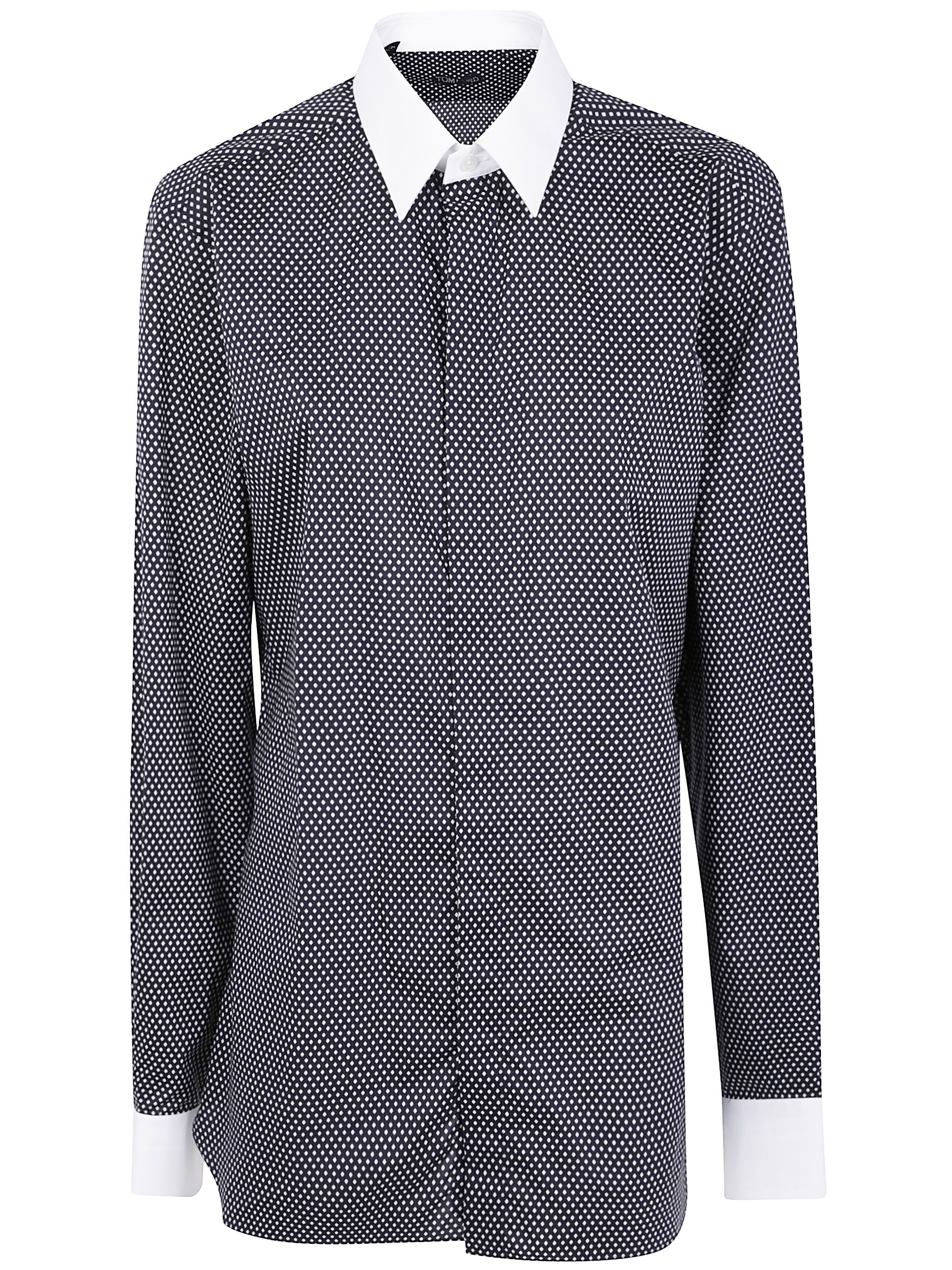 Tom Ford COTTON PRINTED DIAMOND CLASSIC FIT SHIRT Size US XL / EU 56 / 4 - 1 Thumbnail