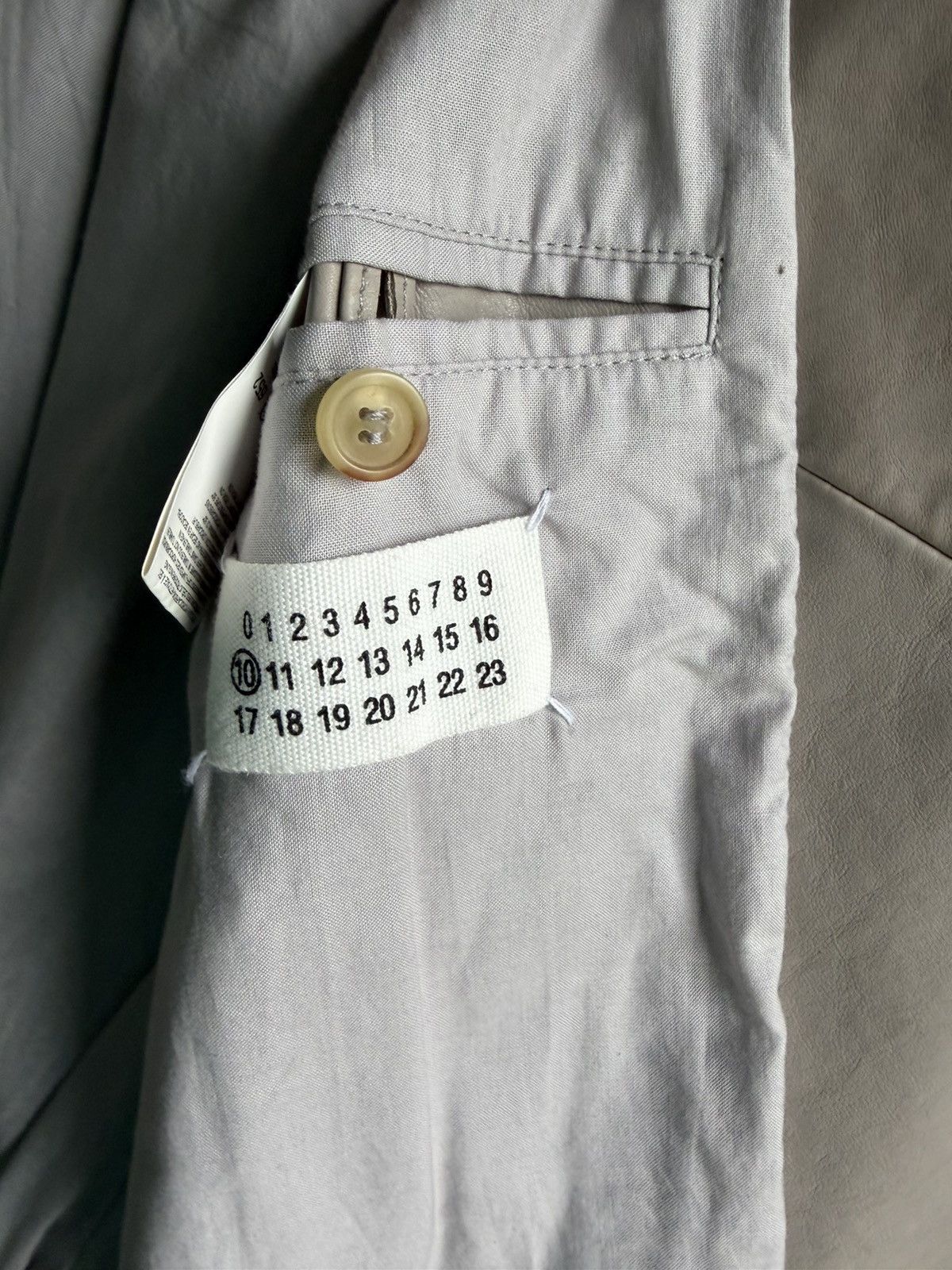 Maison Margiela Maison Margiela A/W 2009 Moto/Biker Jacket Beige Size US M / EU 48-50 / 2 - 9 Thumbnail