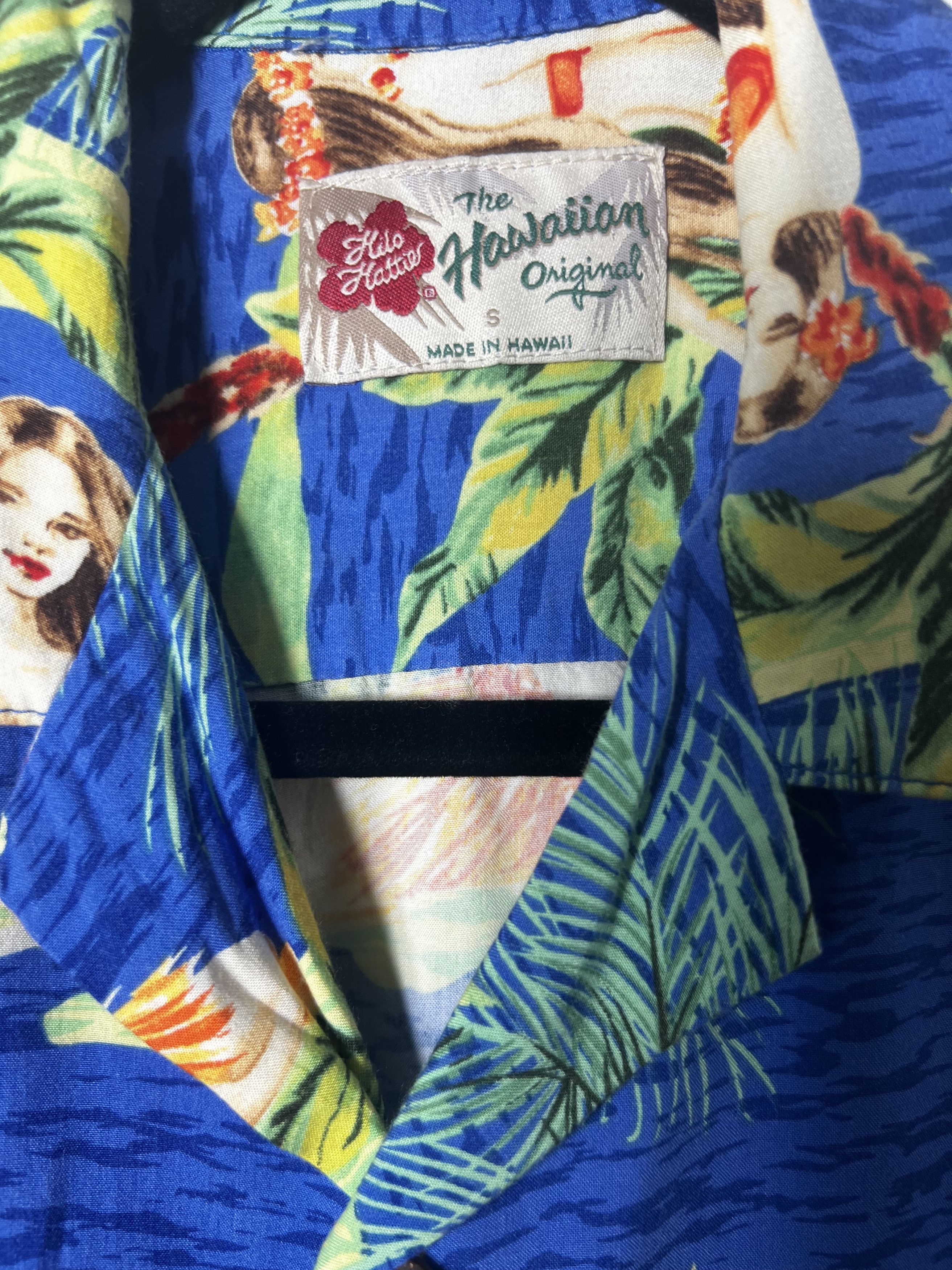 Vintage Vintage Hilo Hatties Hula Dancer Hawaiian Print Shirt Size US S / EU 44-46 / 1 - 3 Thumbnail