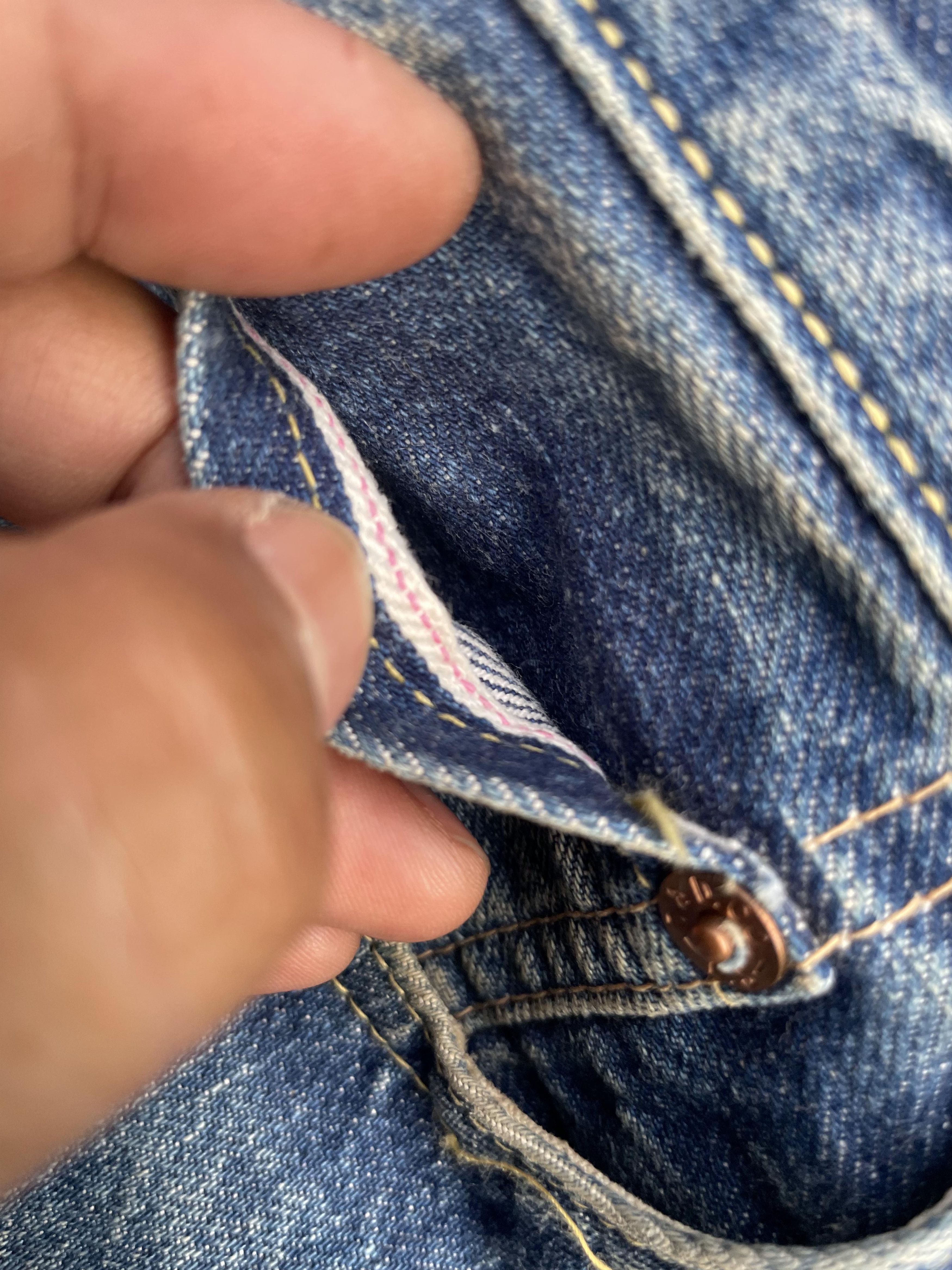 Japanese Brand Vintage Selvedge Dope Drakker Denim Size US 32 / EU 48 - 13 Thumbnail