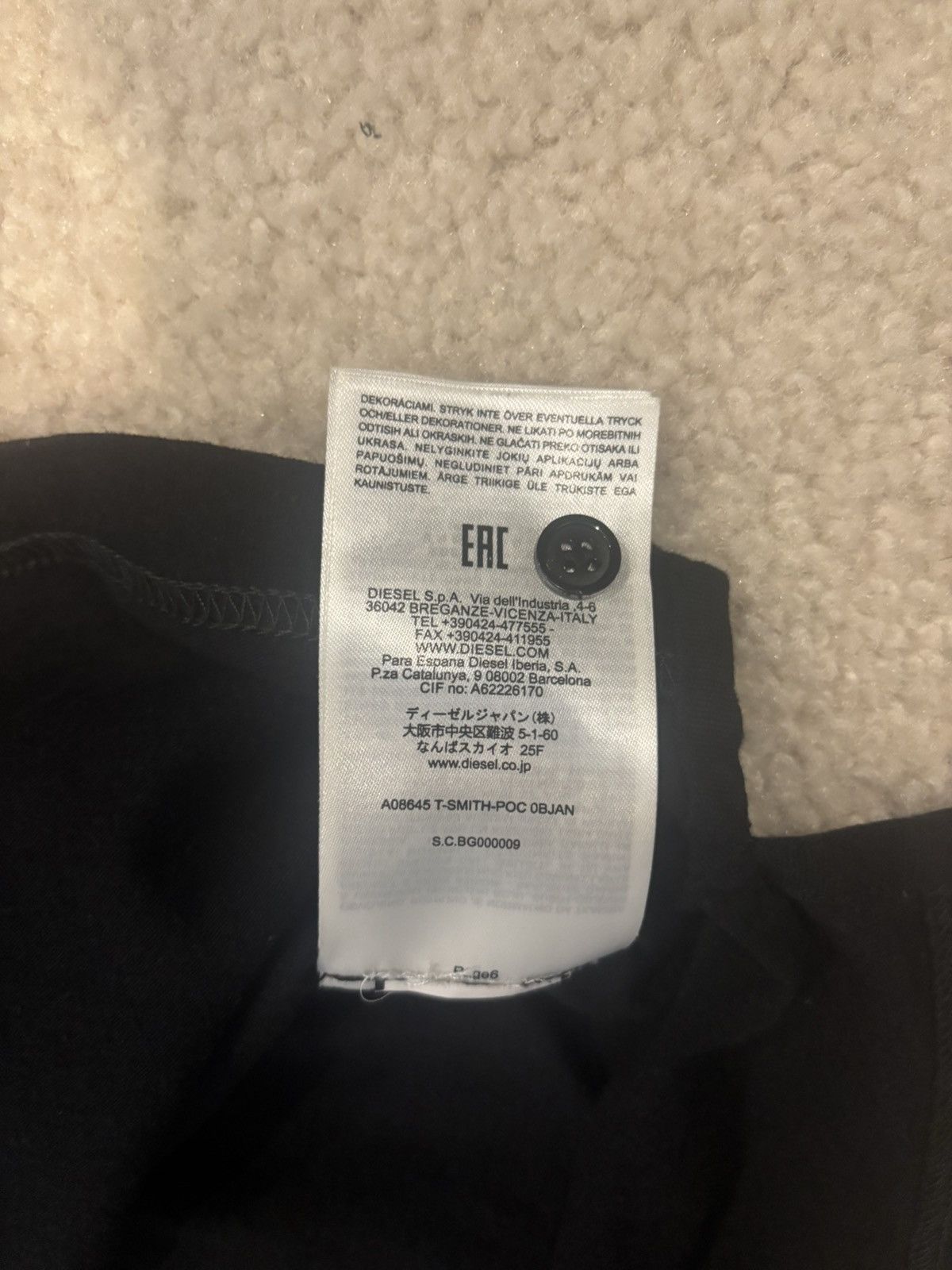 Diesel Vintage Black Diesel Polo Size US M / EU 48-50 / 2 - 3 Thumbnail