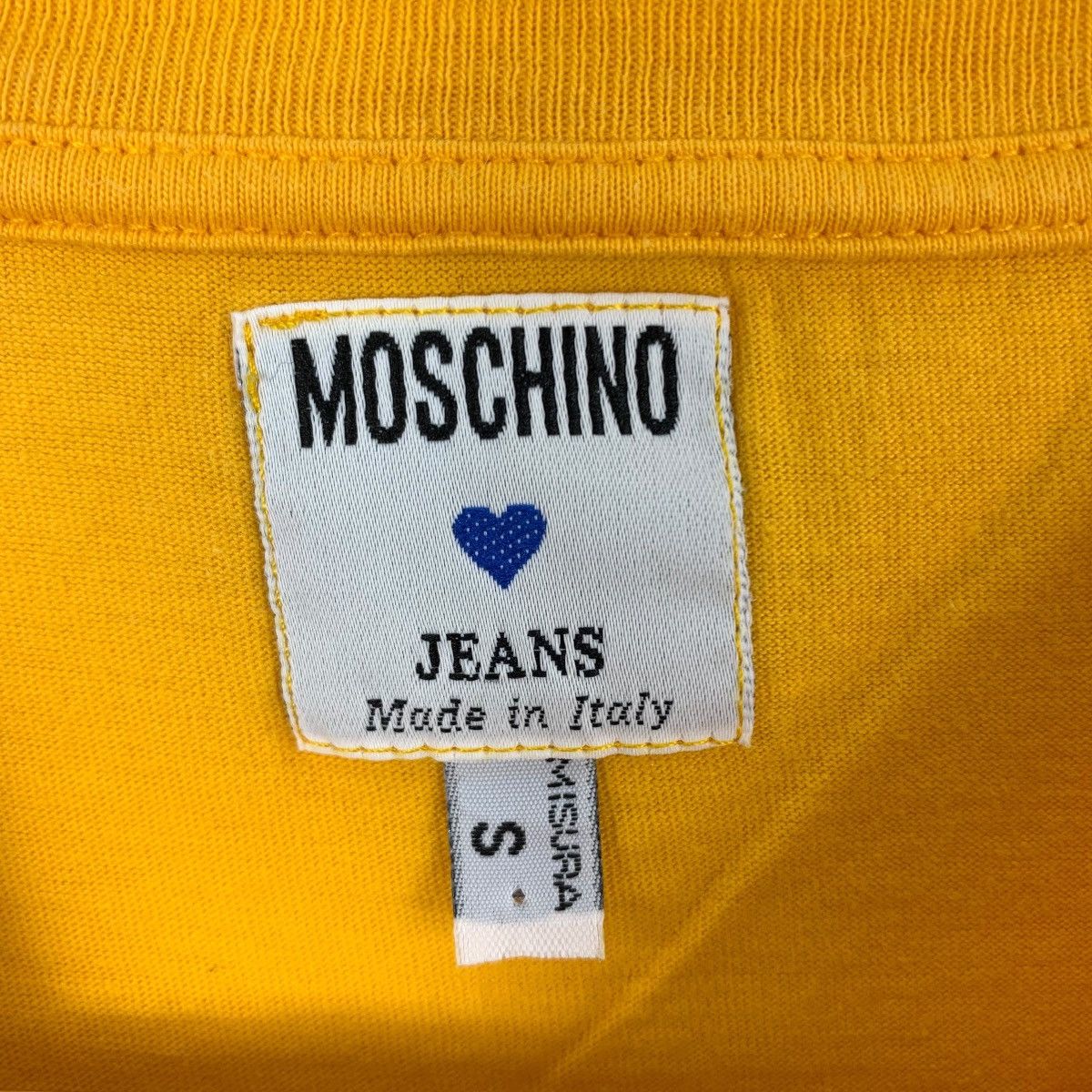 Moschino MOSCHINO il JEANS ITALIANO Italy Front Print Tshirt Size US S / EU 44-46 / 1 - 5 Thumbnail