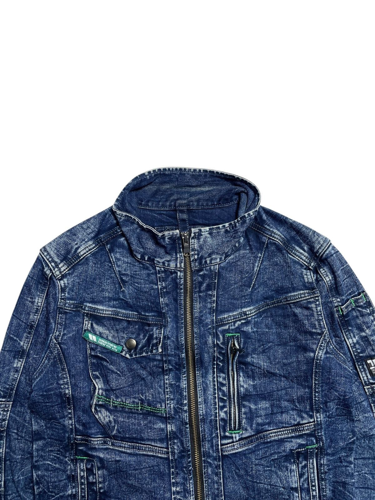 BUFFALO BOBS 2000’s Torachi - Bikers Denim Jacket Size US M / EU 48-50 / 2 - 2 Thumbnail
