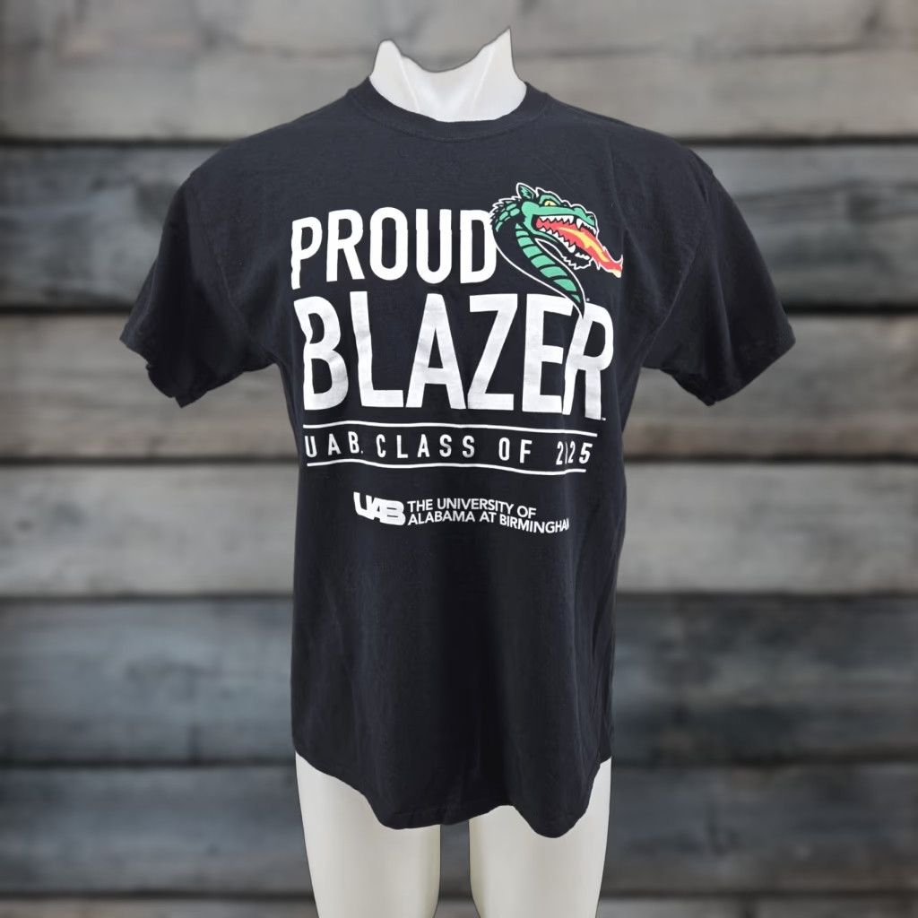 Gildan VINTAGE University of Alabama at Birmingham Blazers Class 2025 Short Sleeve T-Shirt LRG Size US L / EU 52-54 / 3 - 1 Thumbnail