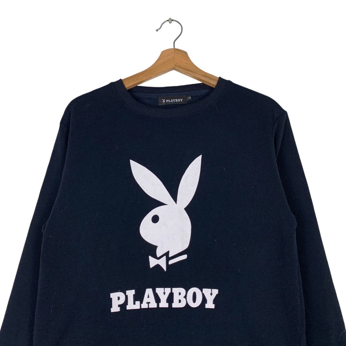 Japanese Brand PLAYBOY Big Logo Crewneck Sweatshirt Pullover #1299-C58 Size US M / EU 48-50 / 2 - 2 Thumbnail