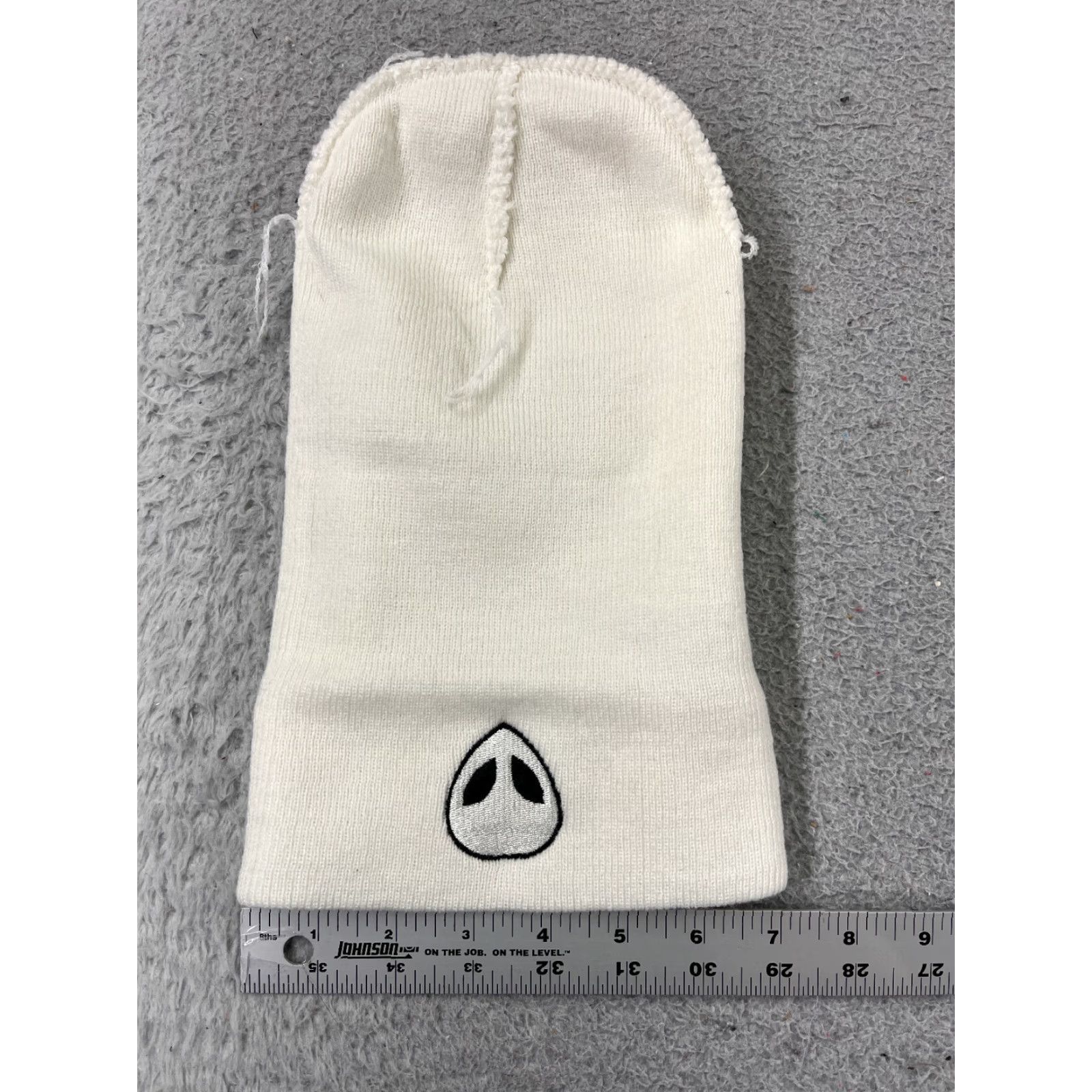 Vintage Unbranded Alien Beanie Toque Adult One Size White Knit Embroidered 100% Acrylic Snow Ski Logo Size ONE SIZE - 4 Thumbnail