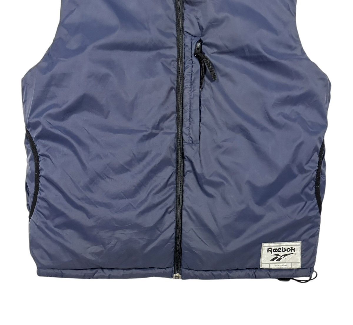 Reebok × Vintage Vtg🔥Reebok Puffer Goose Down Reversible Vest Jacket Size 40L - 14 Thumbnail