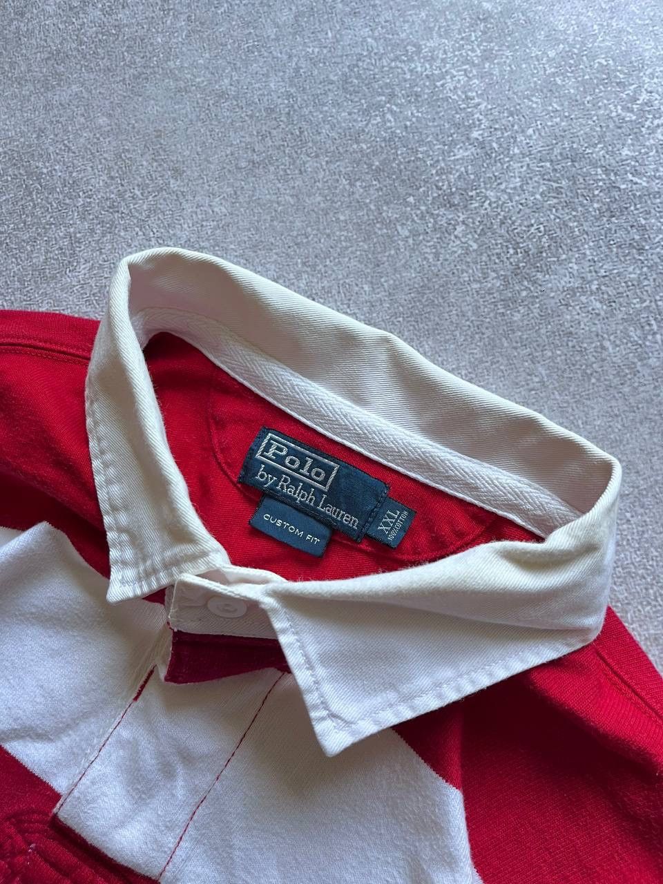 Vintage Vintage Polo Ralph Lauren Striped Rugby Shirt Y2K XXL Size US XXL / EU 58 / 5 - 8 Thumbnail