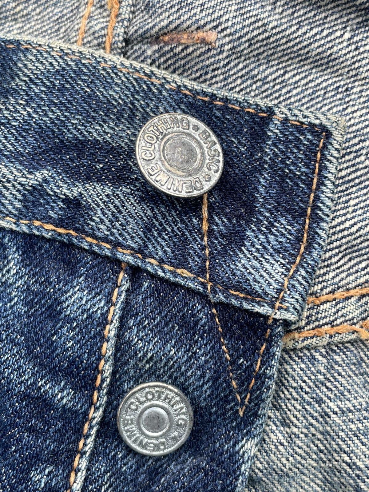 Denime × Vintage Vintage Denime Selvedge Distresed Denim Size US 32 / EU 48 - 19 Thumbnail