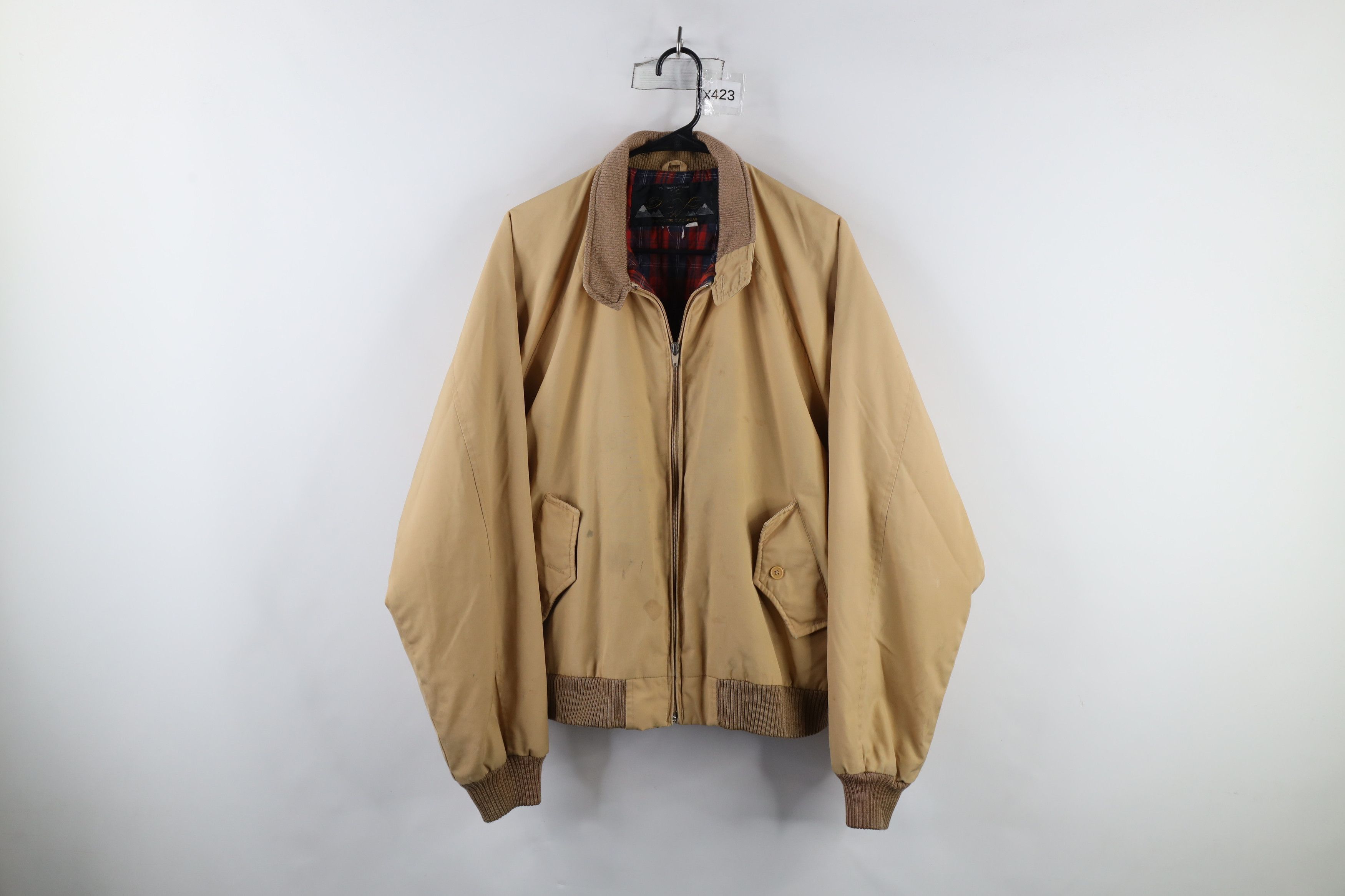 Vintage Vintage 70s Streetwear Lined Cafe Racer Bomber Jacket Size US XL / EU 56 / 4 - 1 Thumbnail