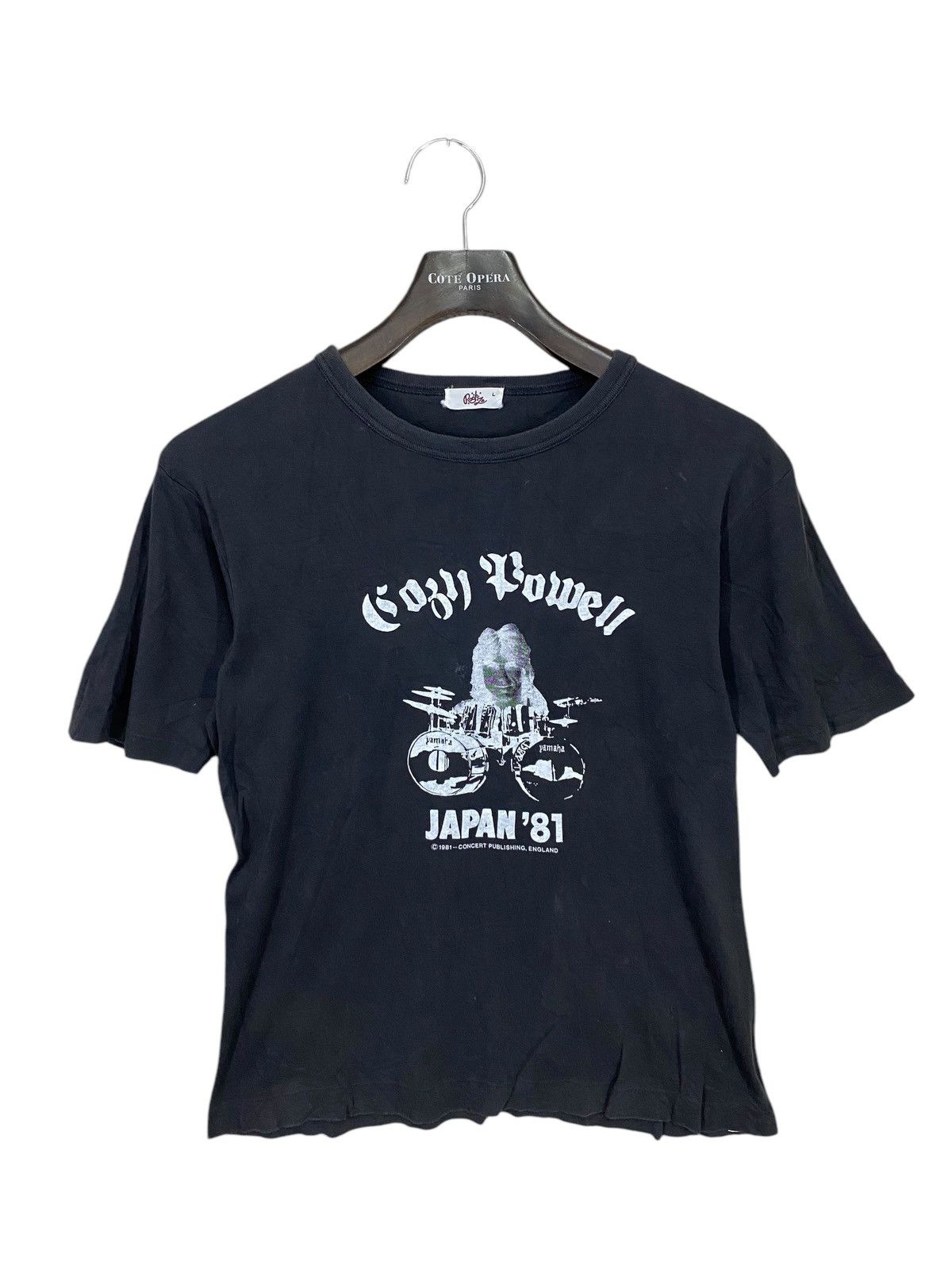 Band Tees × Vintage Vintage 1981 cozy powell drummer tour japan Size US L / EU 52-54 / 3 - 1 Thumbnail