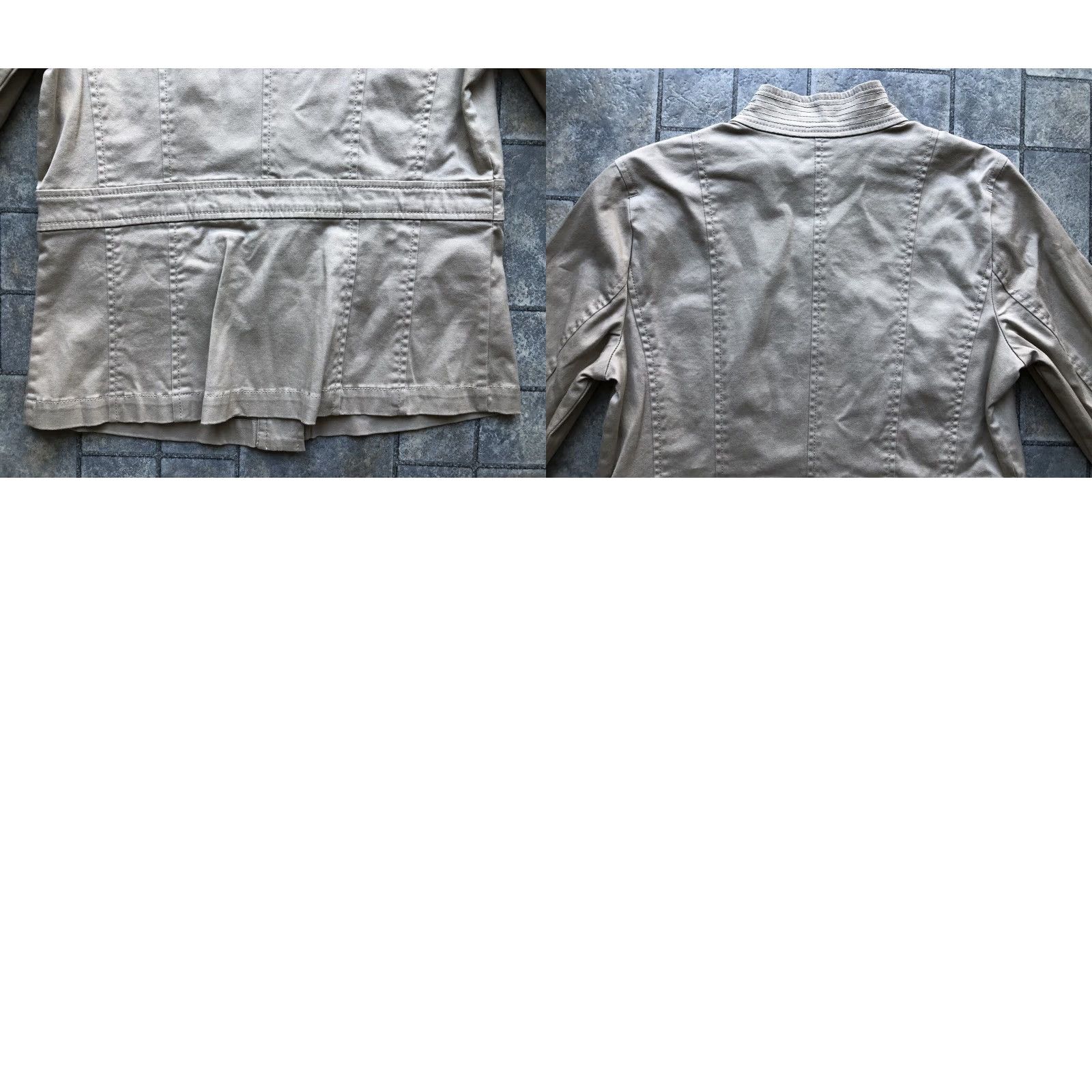 Charter Club NWT Charter Club Womens Jacket S Sand Beige Button Up Cotton Spandex Pockets Size S / US 4 / IT 40 - 11 Thumbnail