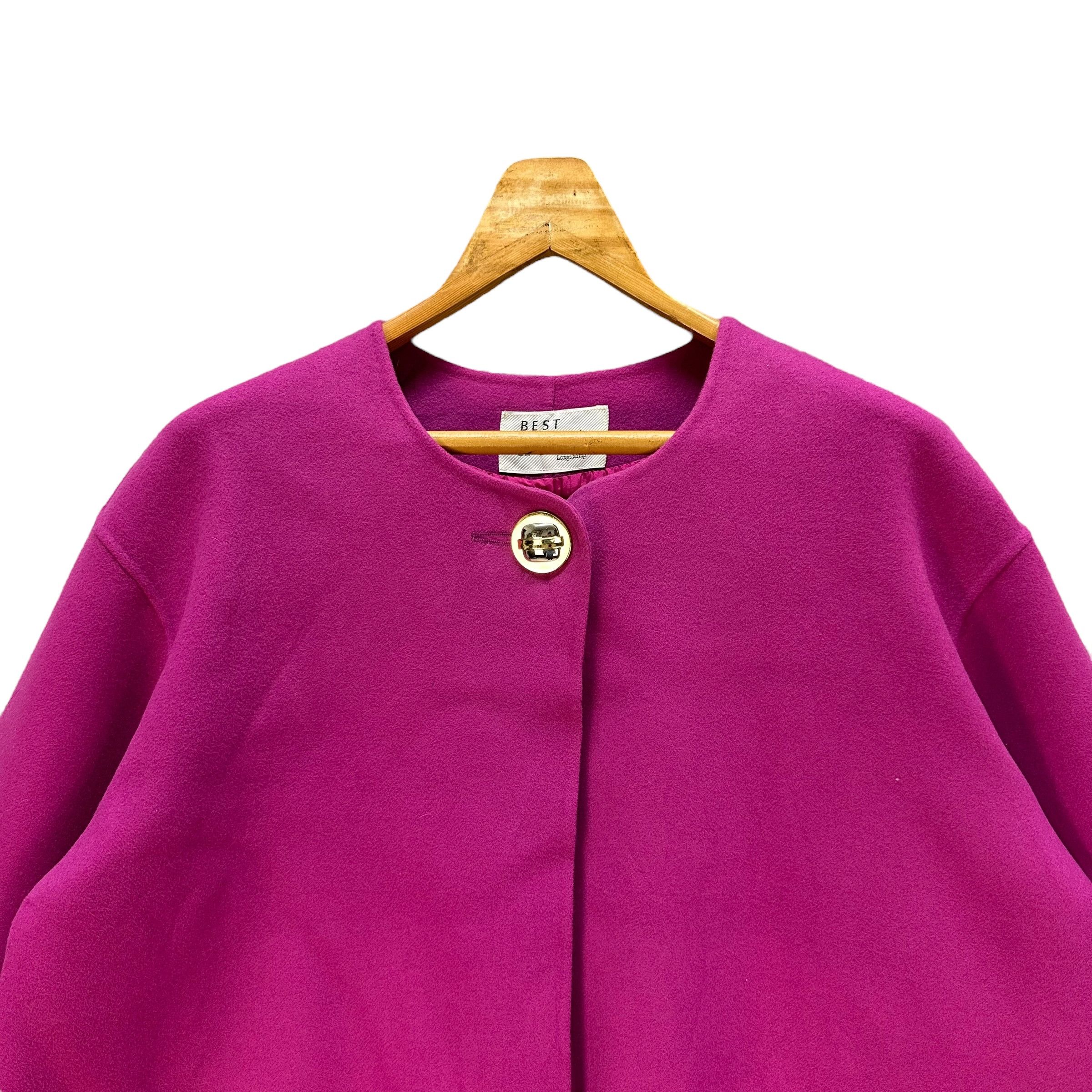 Longchamp BEST KIRA LONGCHAMP Single Top Button Wool Jacket #A54-1245 Size M / US 6-8 / IT 42-44 - 2 Thumbnail