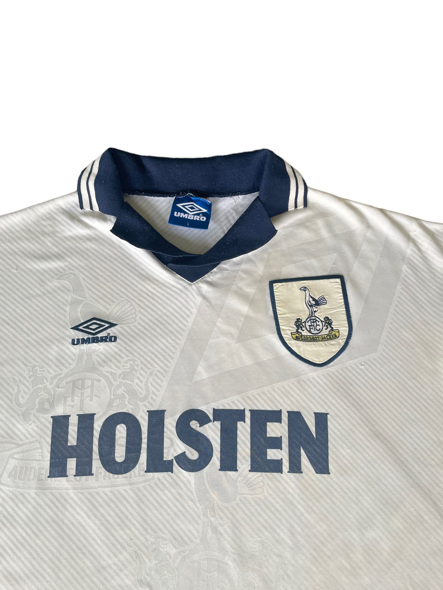 Umbro × Vintage Vintage 90's Tottenham Jersey Size US L / EU 52-54 / 3 - 3 Thumbnail