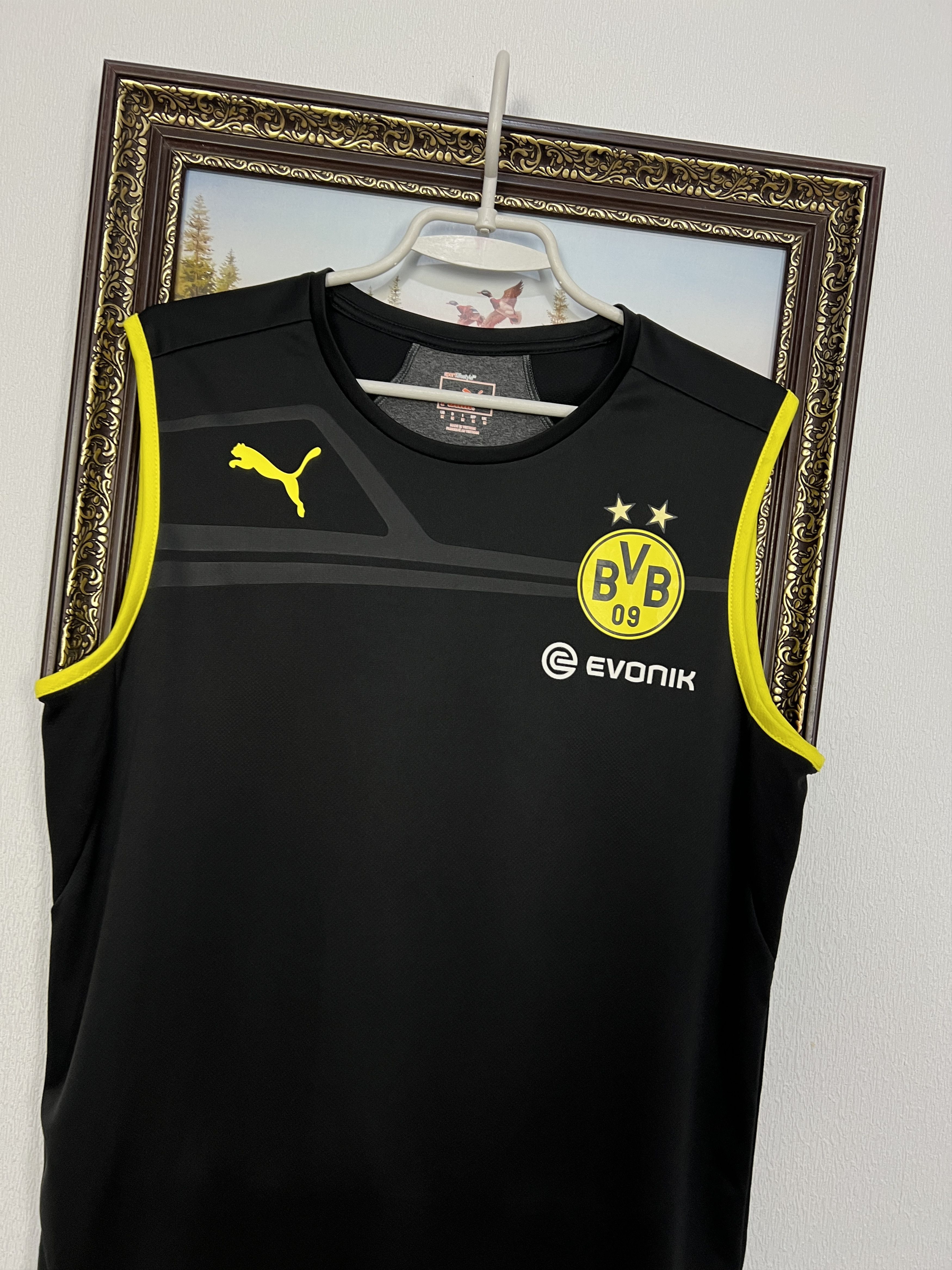 Puma Borussia Dortmund Football Train Vest Shirt Soccer Jersey Size US M / EU 48-50 / 2 - 3 Thumbnail