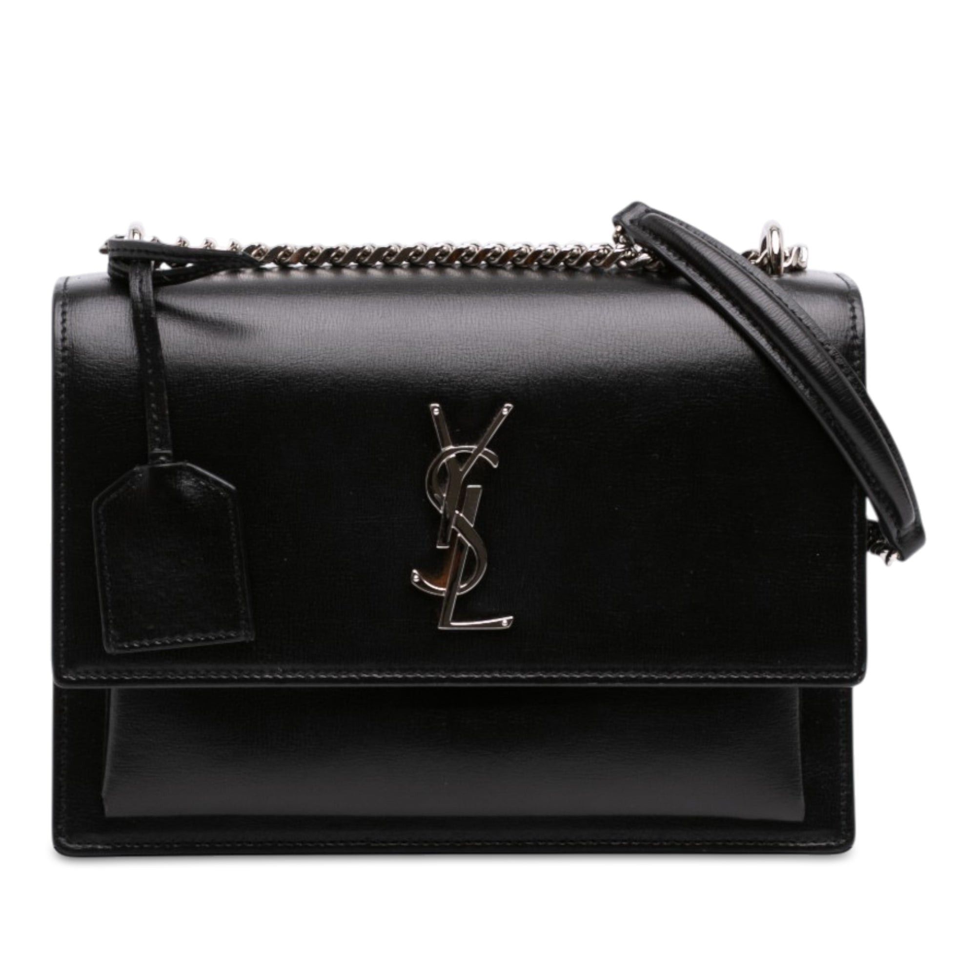Saint Laurent Paris Calfskin Monogram Sunset Crossbody Size ONE SIZE - 1 Thumbnail
