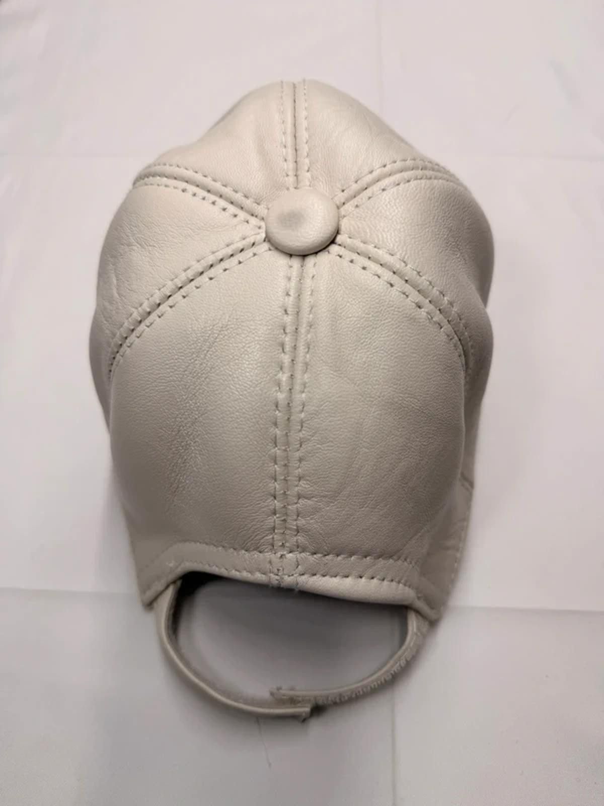 Other NEW Grey Leather Baseball Cap - Premium Hat #012 Size ONE SIZE - 4 Thumbnail