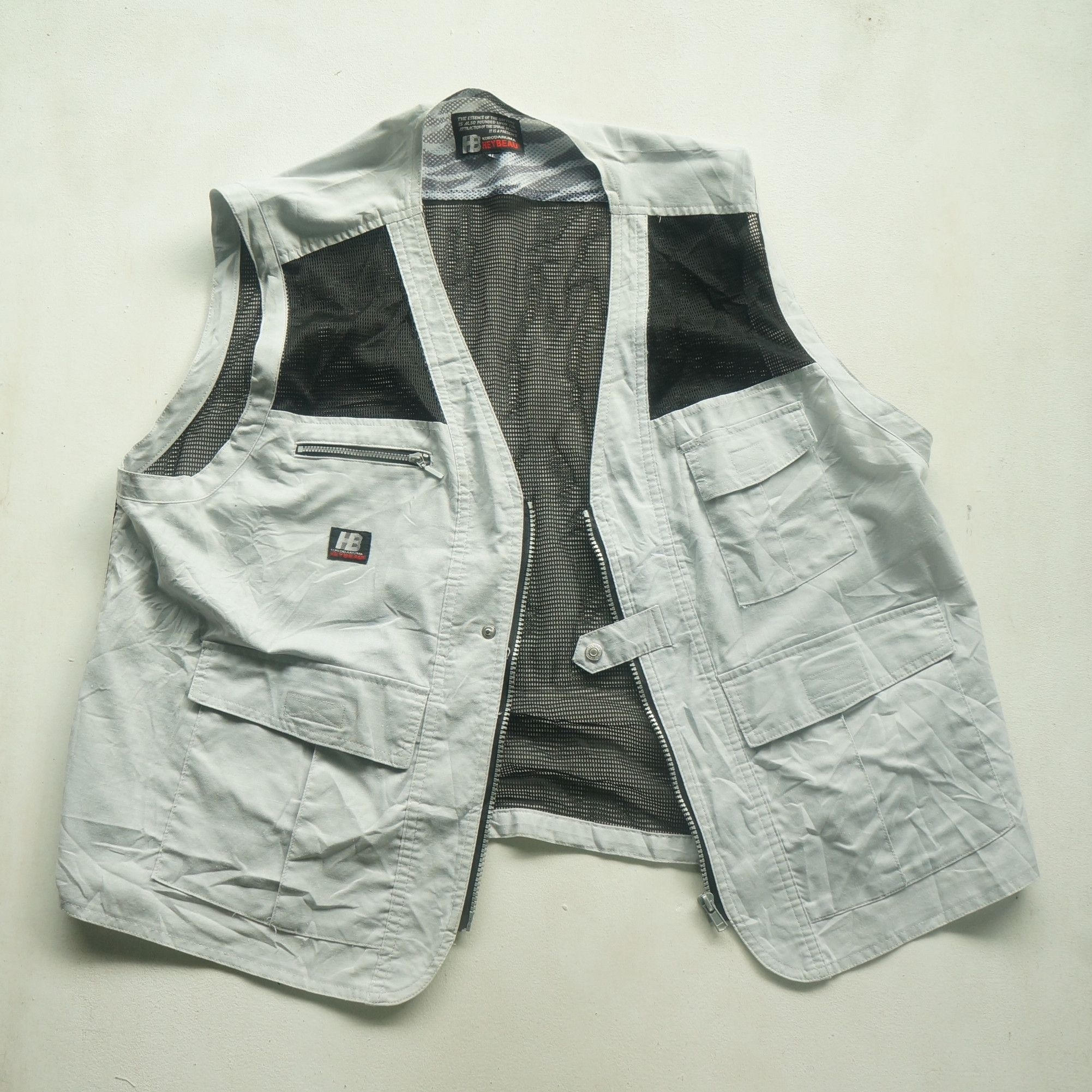 Japanese Brand Kurodaruma Heybeau Lightweight Mesh Vest Size US XXL / EU 58 / 5 - 7 Thumbnail