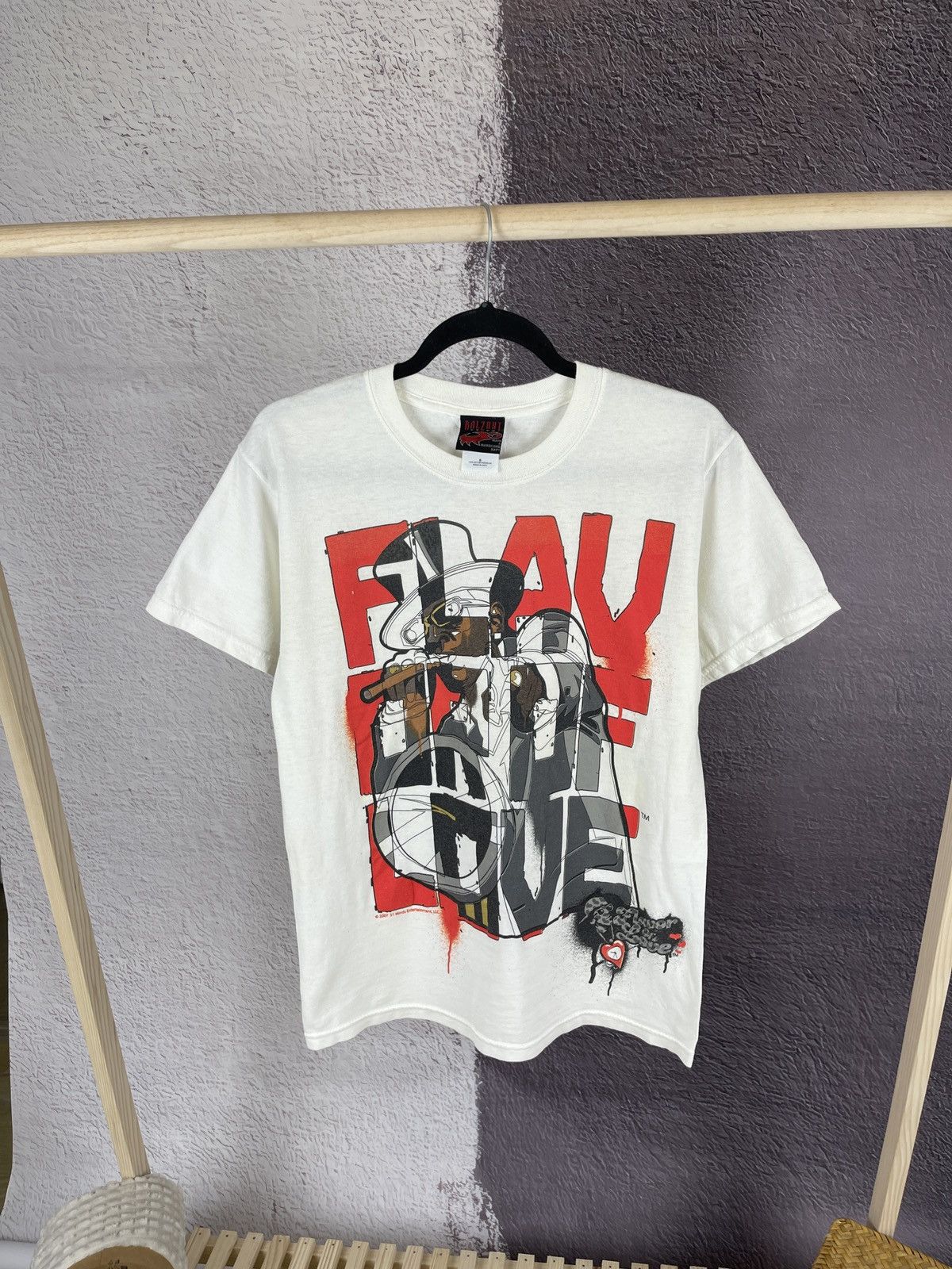 image of Rap Tees x Vintage 2007 Balzout Flavor Of Love Promo Vintage Mens Size S Tee in White