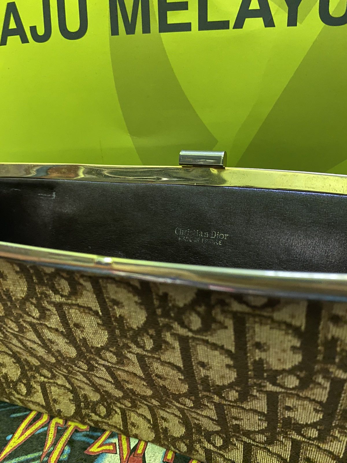Dior CHRISTIAN DIOR Oblique Clutch Bag Size ONE SIZE - 12 Thumbnail