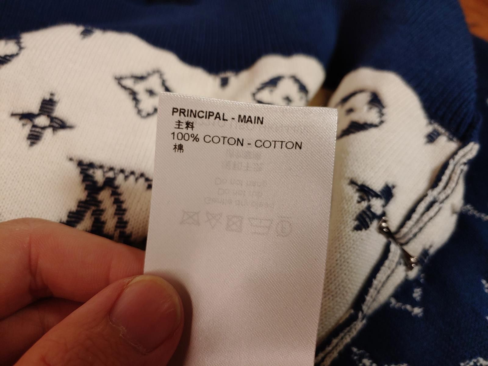Louis Vuitton Louis Vuitton Monogram Degrade Knitwear in Navy Size US L / EU 52-54 / 3 - 6 Thumbnail