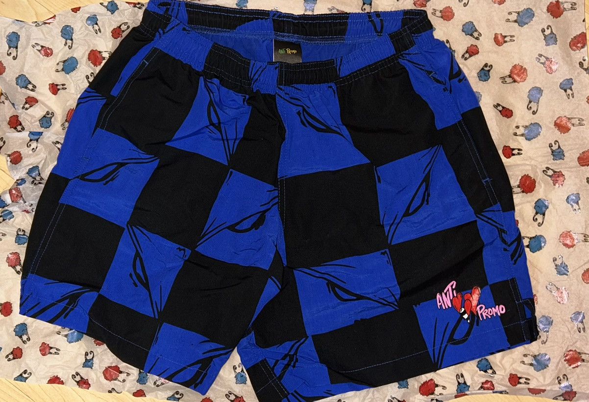 Mattyboy Anti Promo Nylon Shorts Blue Size Small
