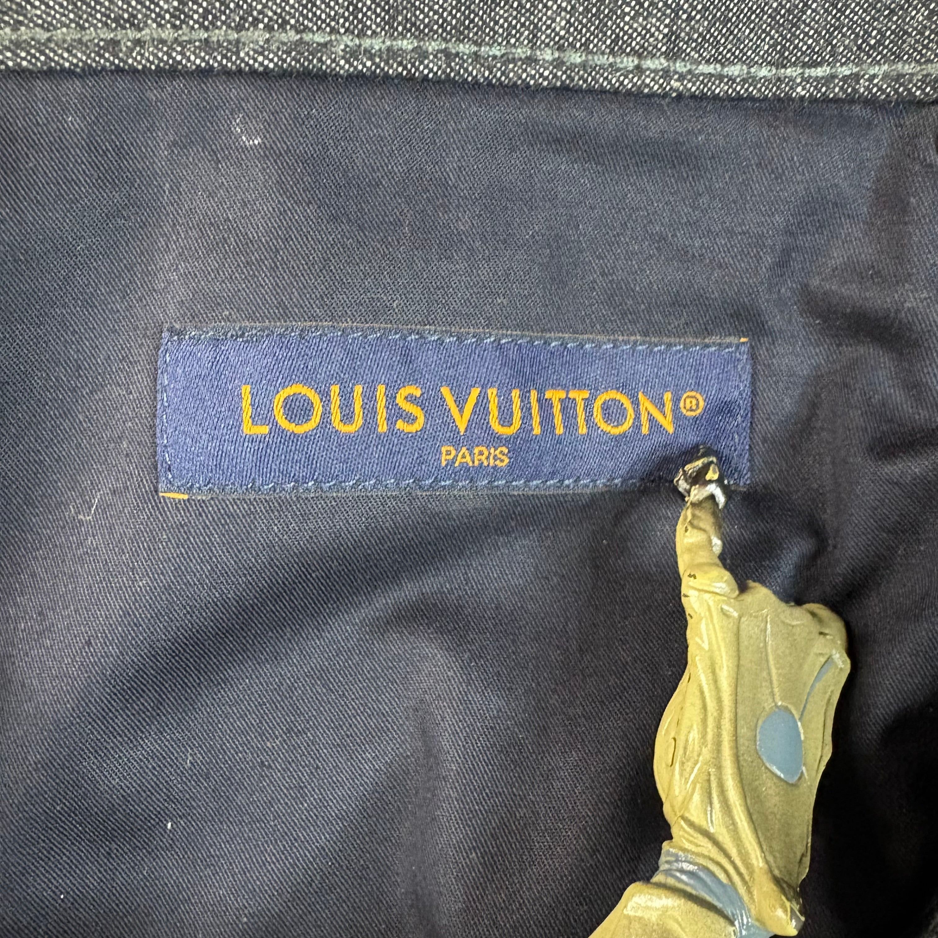 Louis Vuitton Louis Vuitton FW24 Arabesque Embroidered Denim Pants Size 34 Size US 34 / EU 50 - 10 Thumbnail