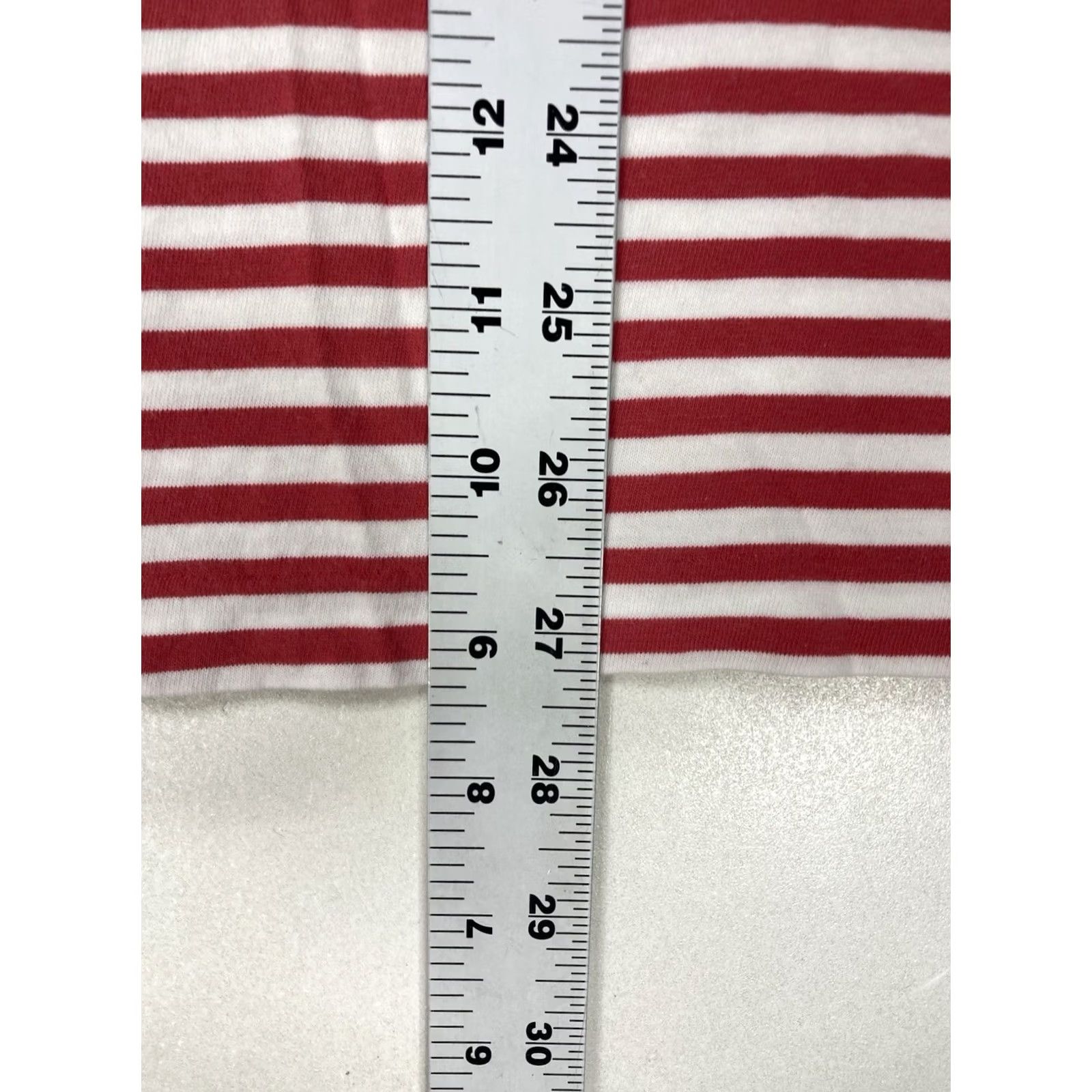 Polo Ralph Lauren VINTAGE Polo Ralph Lauren Polo Shirt Men Large Red White Pony Short Sleeve Stripe Pocket Shirt Polo Size US L / EU 52-54 / 3 - 8 Thumbnail