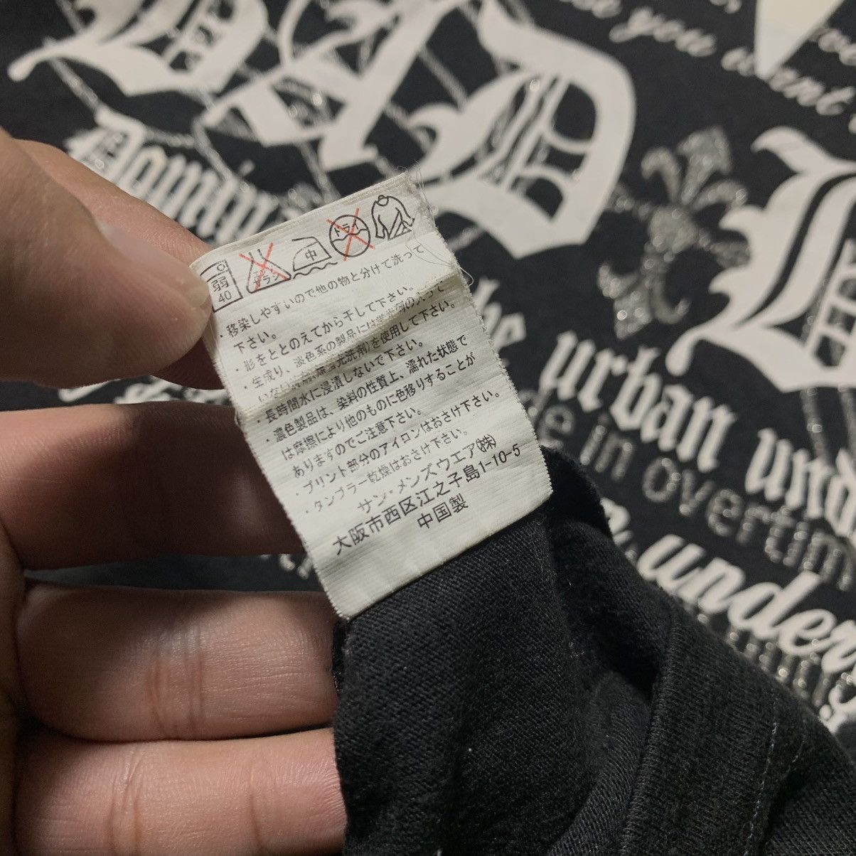 Japanese Brand 🕺Y2K Style Bad Boy Usa Poem Tapped Print Sleeve Size US L / EU 52-54 / 3 - 3 Thumbnail