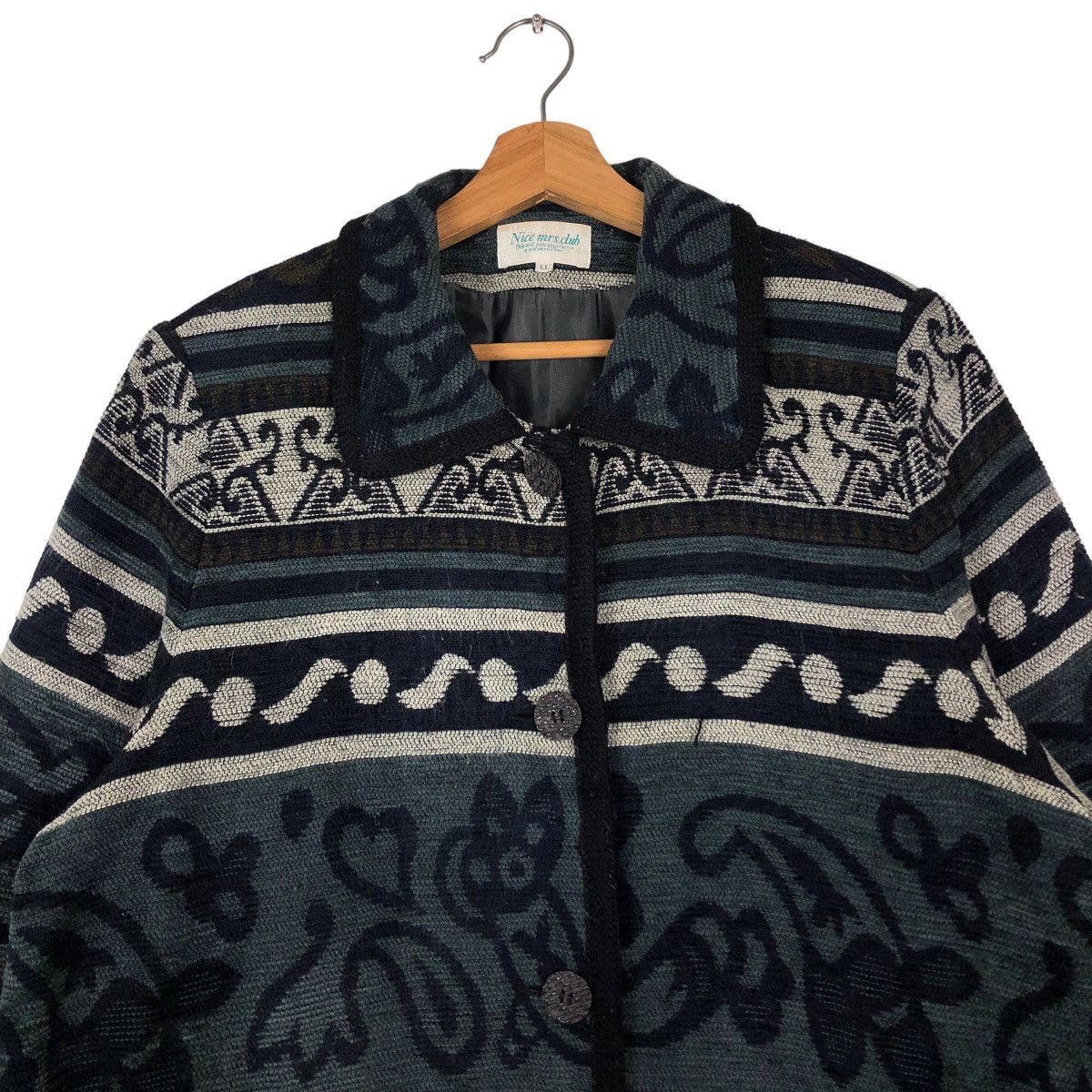 Japanese Brand 🔥Vtg Wool Jacket Nice Japan Navajo Issey Miyake Size US L / EU 52-54 / 3 - 3 Thumbnail