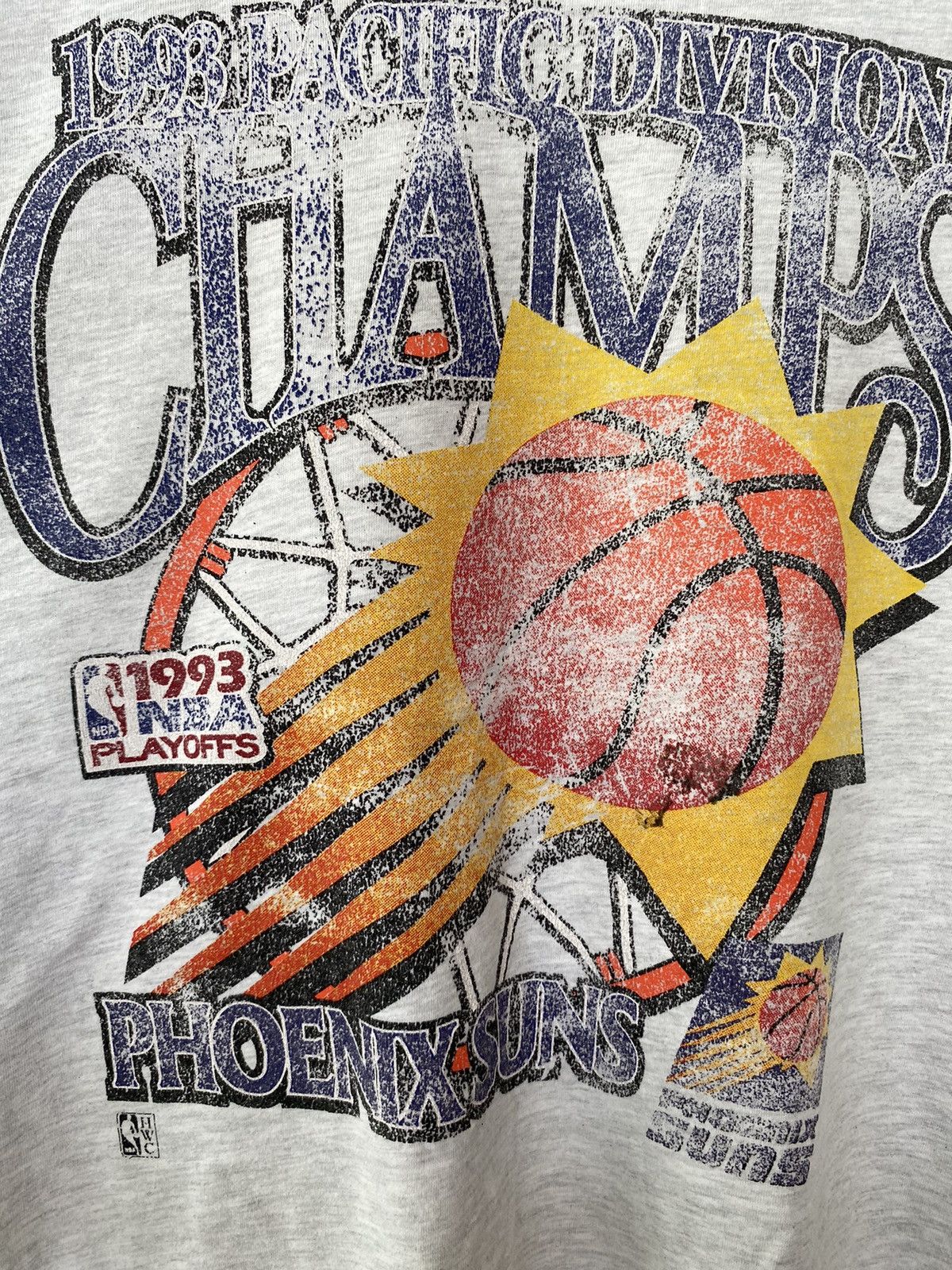 NBA Rare Mitchell & Ness 1993 Phoenix Suns Oversized Tees Size US XL / EU 56 / 4 - 5 Thumbnail