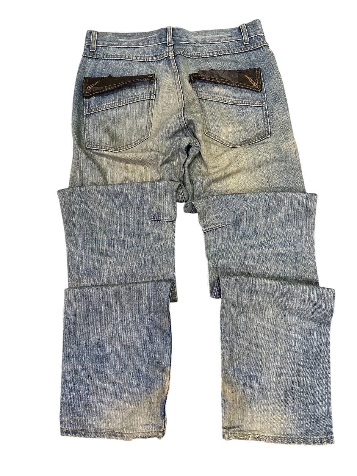 If Six Was Nine 💥Distress Denim💥 Rubber Soul'inc Distress Denime💥 Size US 30 / EU 46 - 2 Thumbnail
