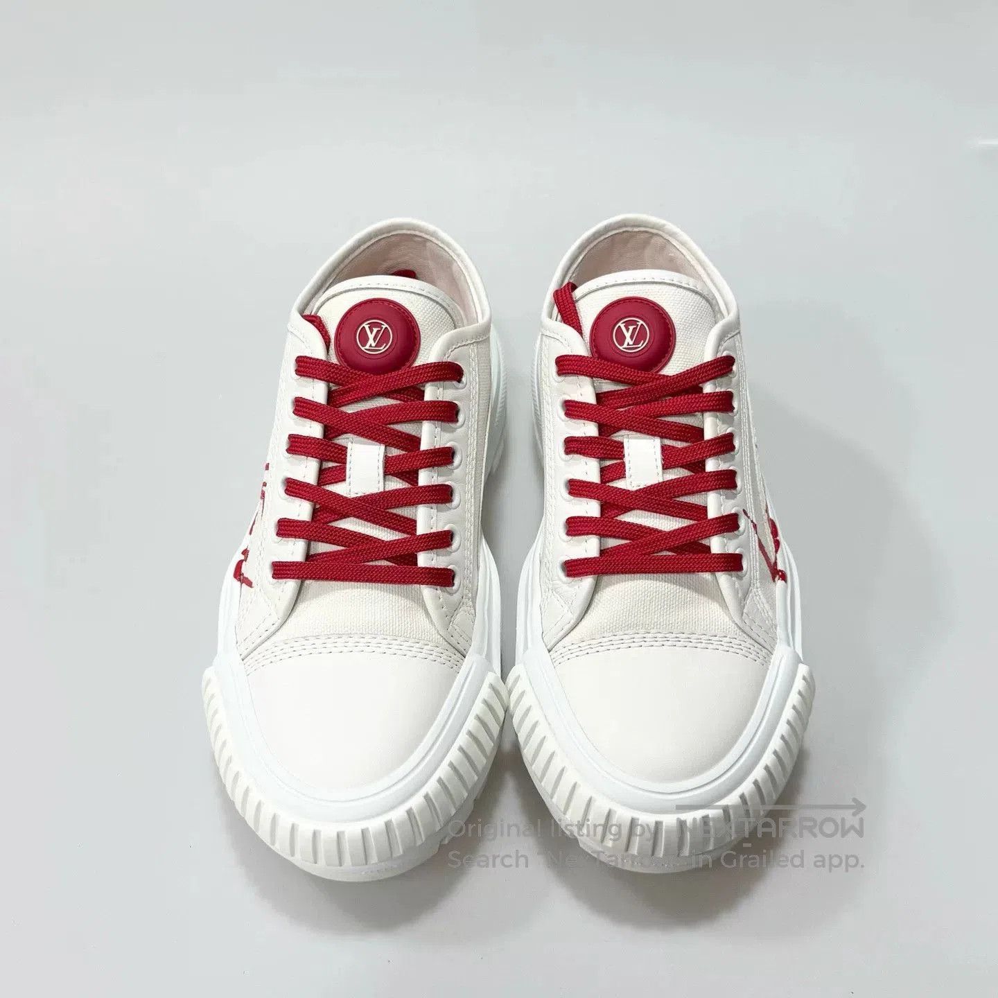 Louis Vuitton LV Squad Letter Logo Platform Cookie Shoes. Size US 4 / IT 34 - 4 Thumbnail