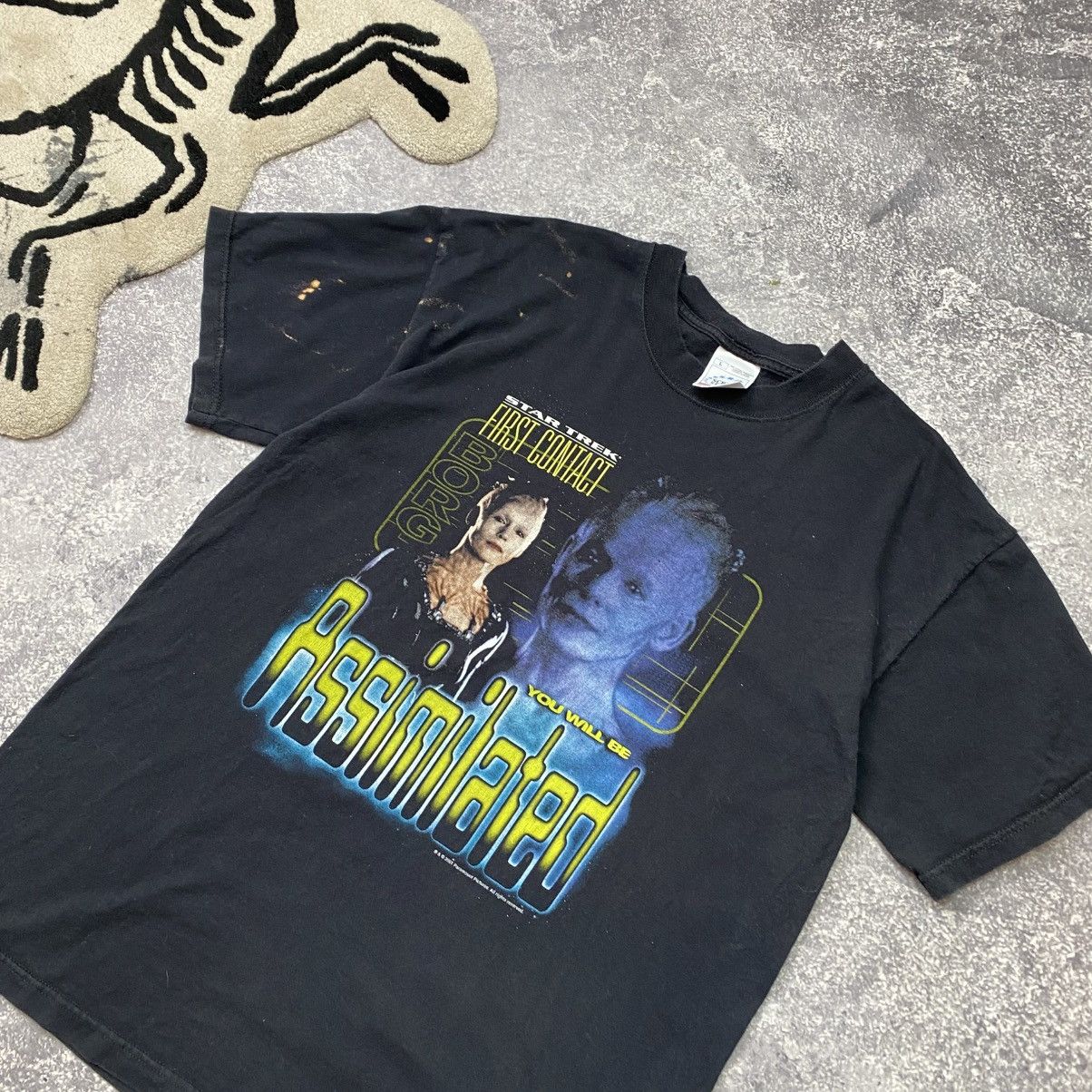 Vintage 2001 Star Trek First Contact Borg Queen Screen Stars Tee Size US L / EU 52-54 / 3 - 2 Thumbnail